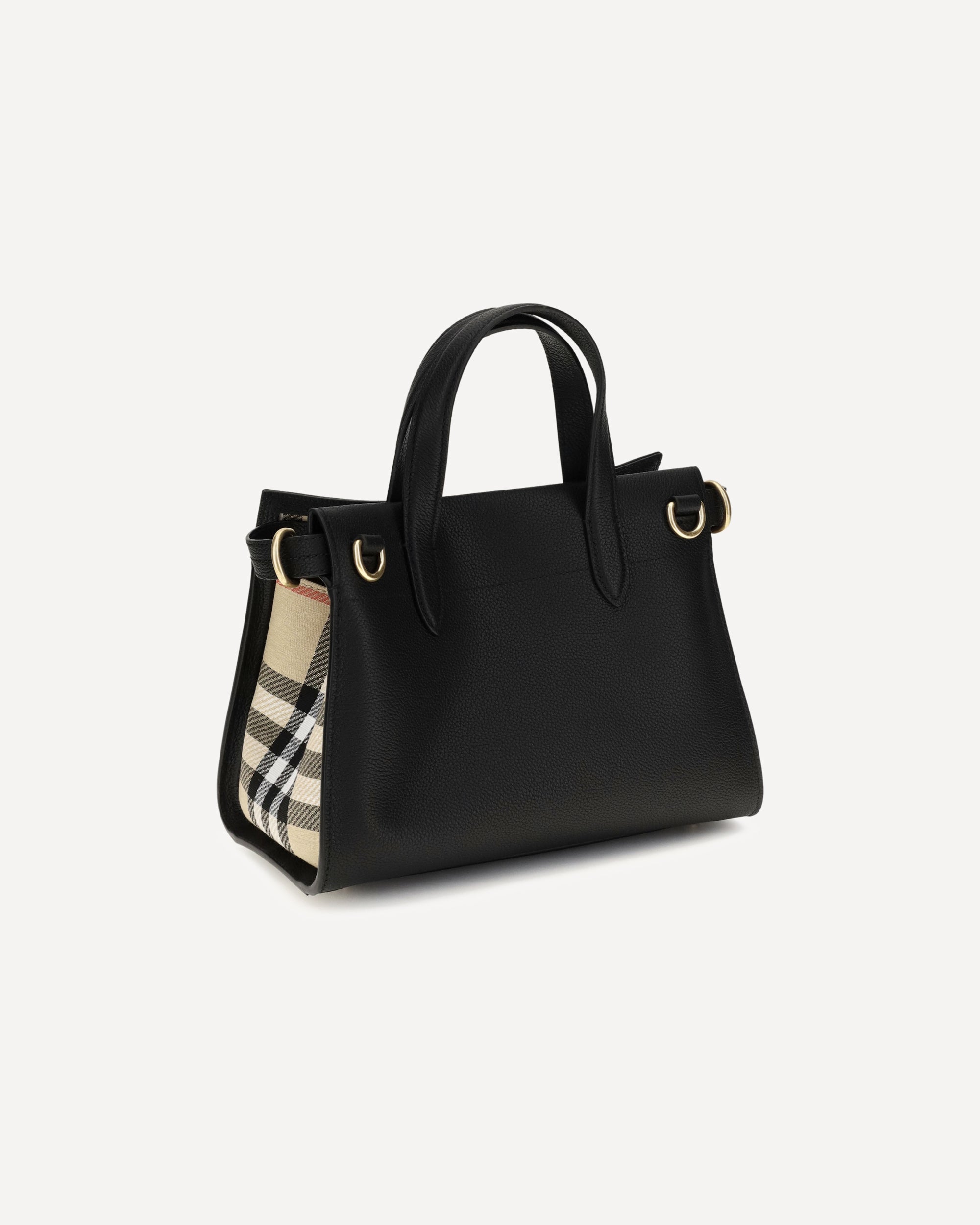 Burberry Mini Cotswolds Check Top Handle Bag