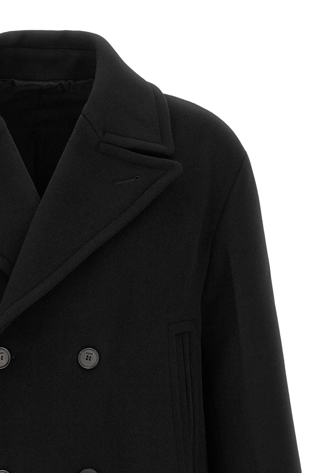 Fendi Virgin Wool Angora Coat
