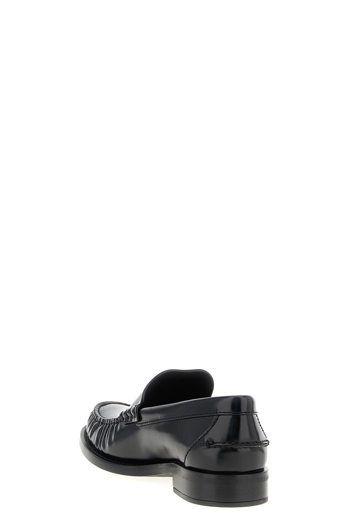 Prada Brushed Leather Loafers