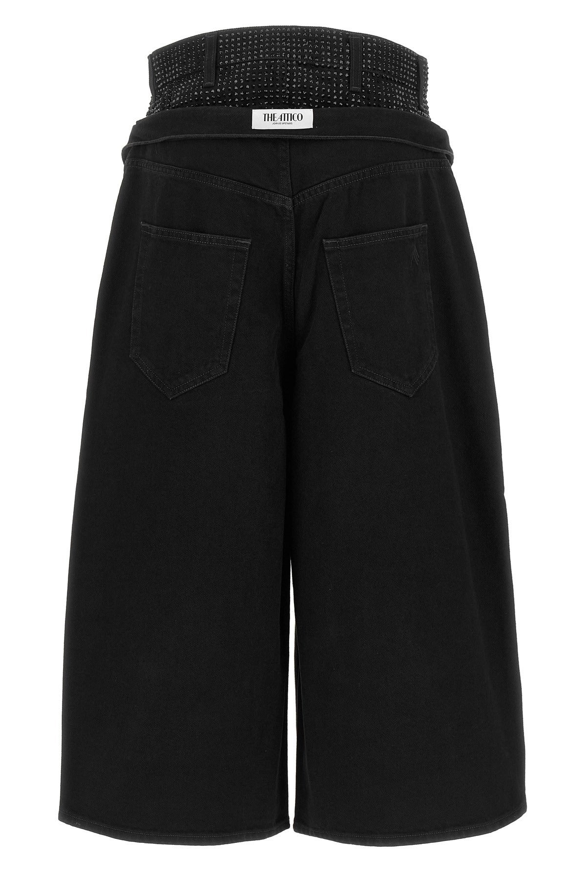 The Attico Crystal Insert Jeans