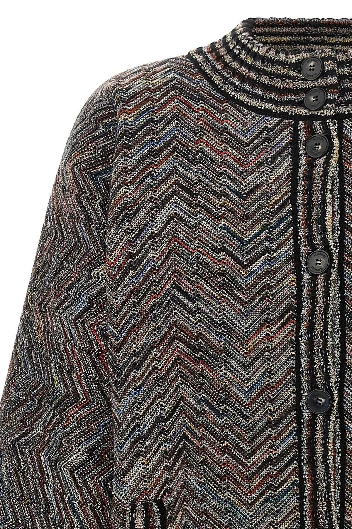 Missoni Chevron Knit Bomber Jacket