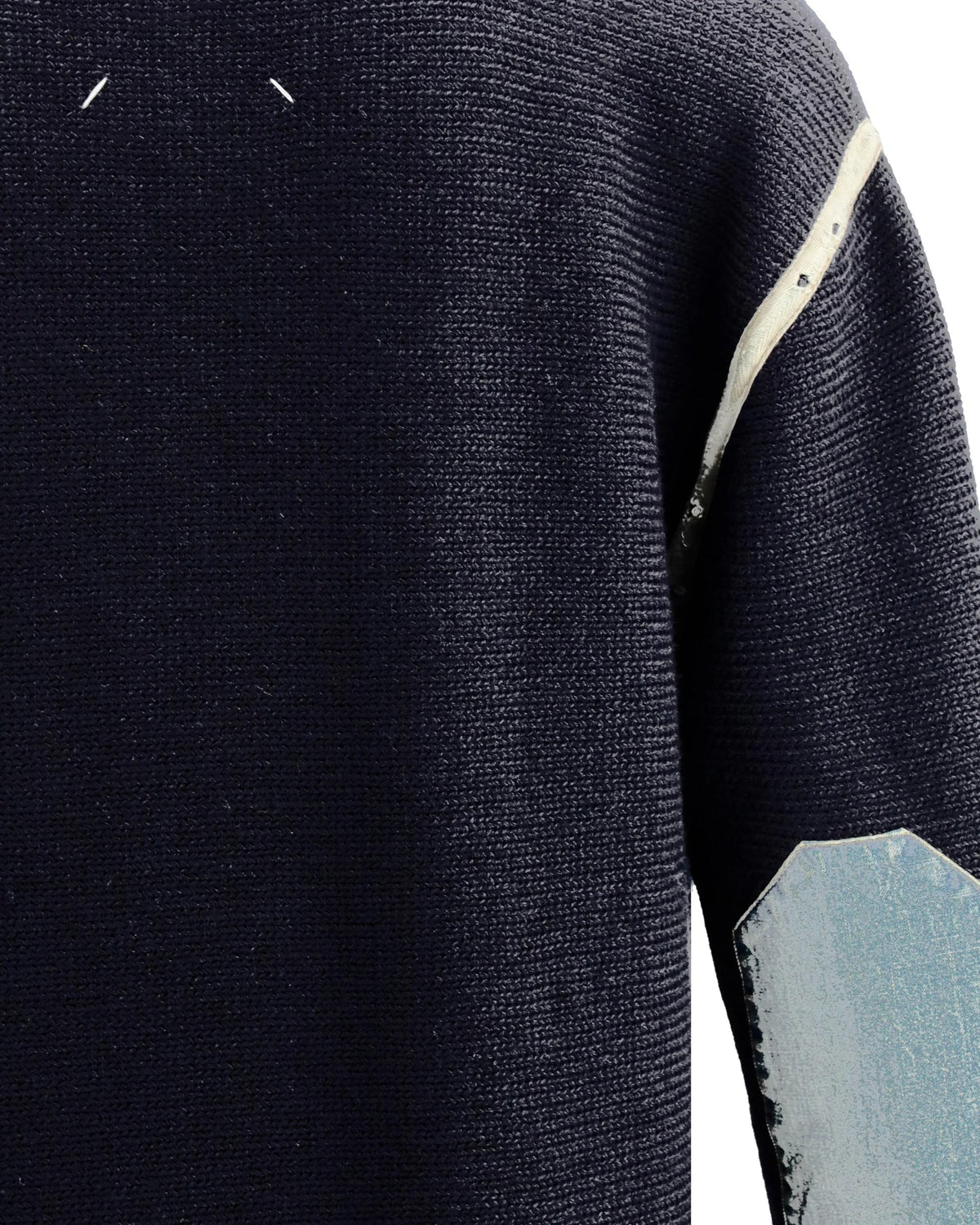 Maison Margiela Wool Half-Zip High-Neck Sweater