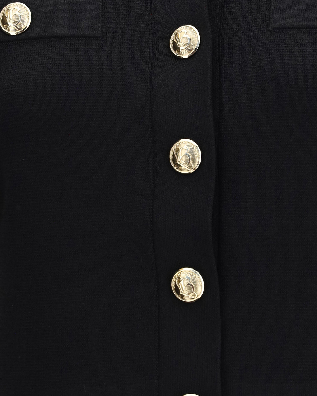 Balmain Round-Neck Viscose Cardigan