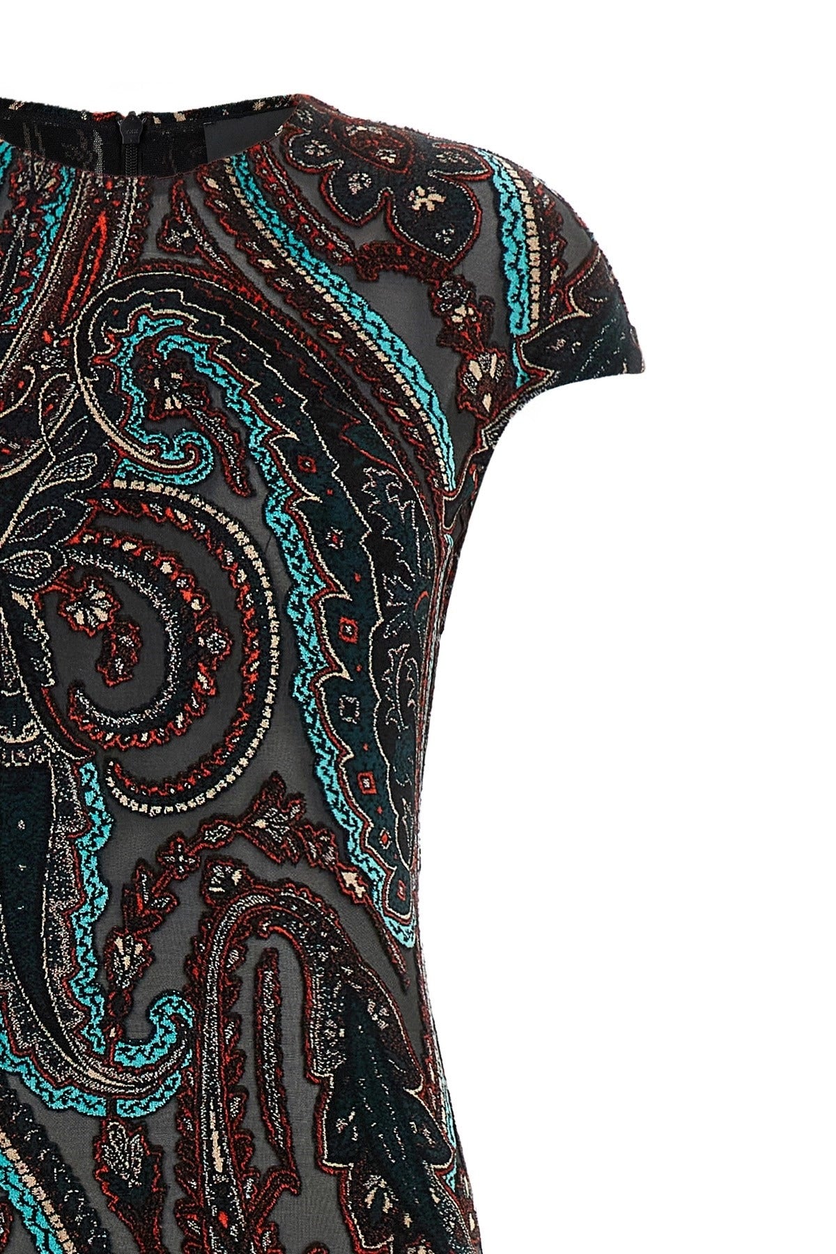 Etro Devoré Velvet Maxi Dress
