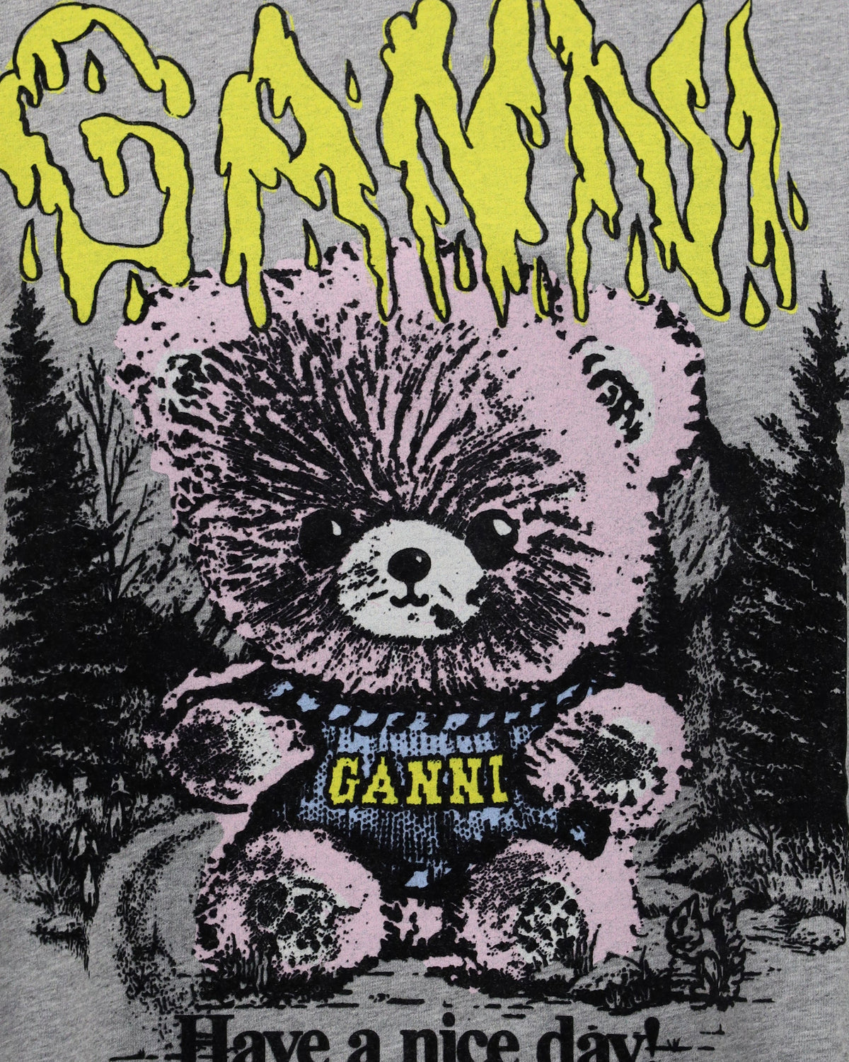 Ganni Isoli Teddy Forest Sweatshirt
