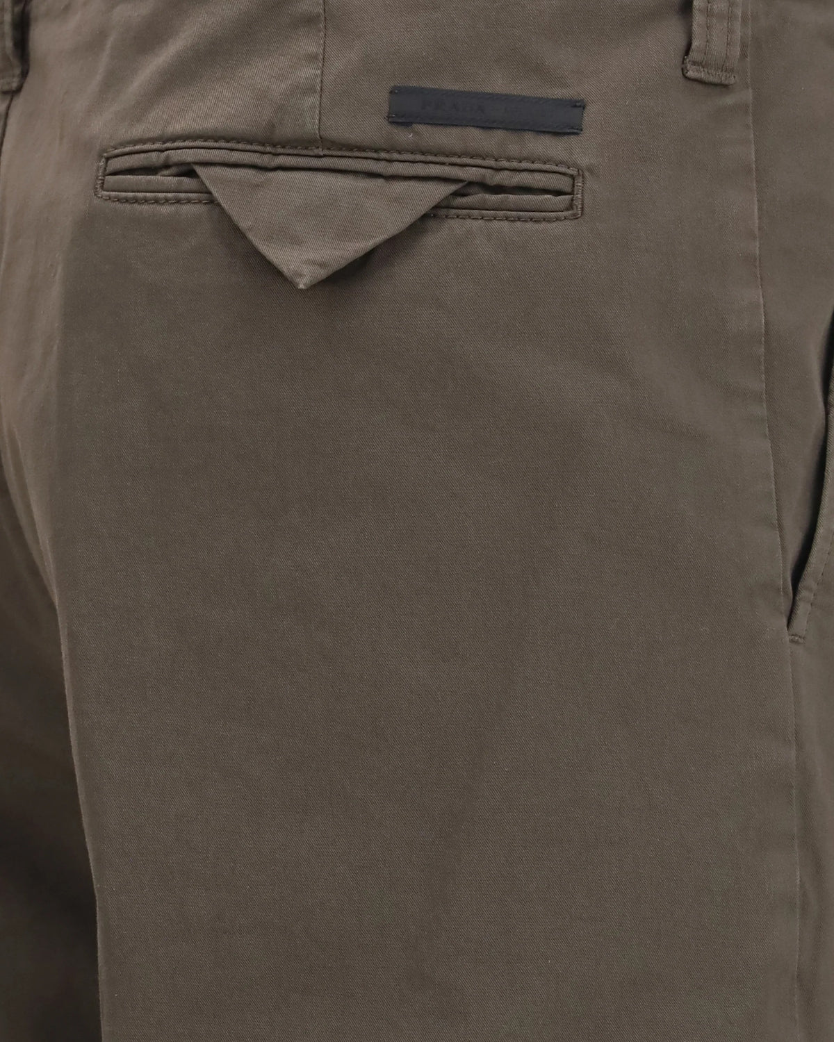 Prada Garment-Dyed Cotton Pants