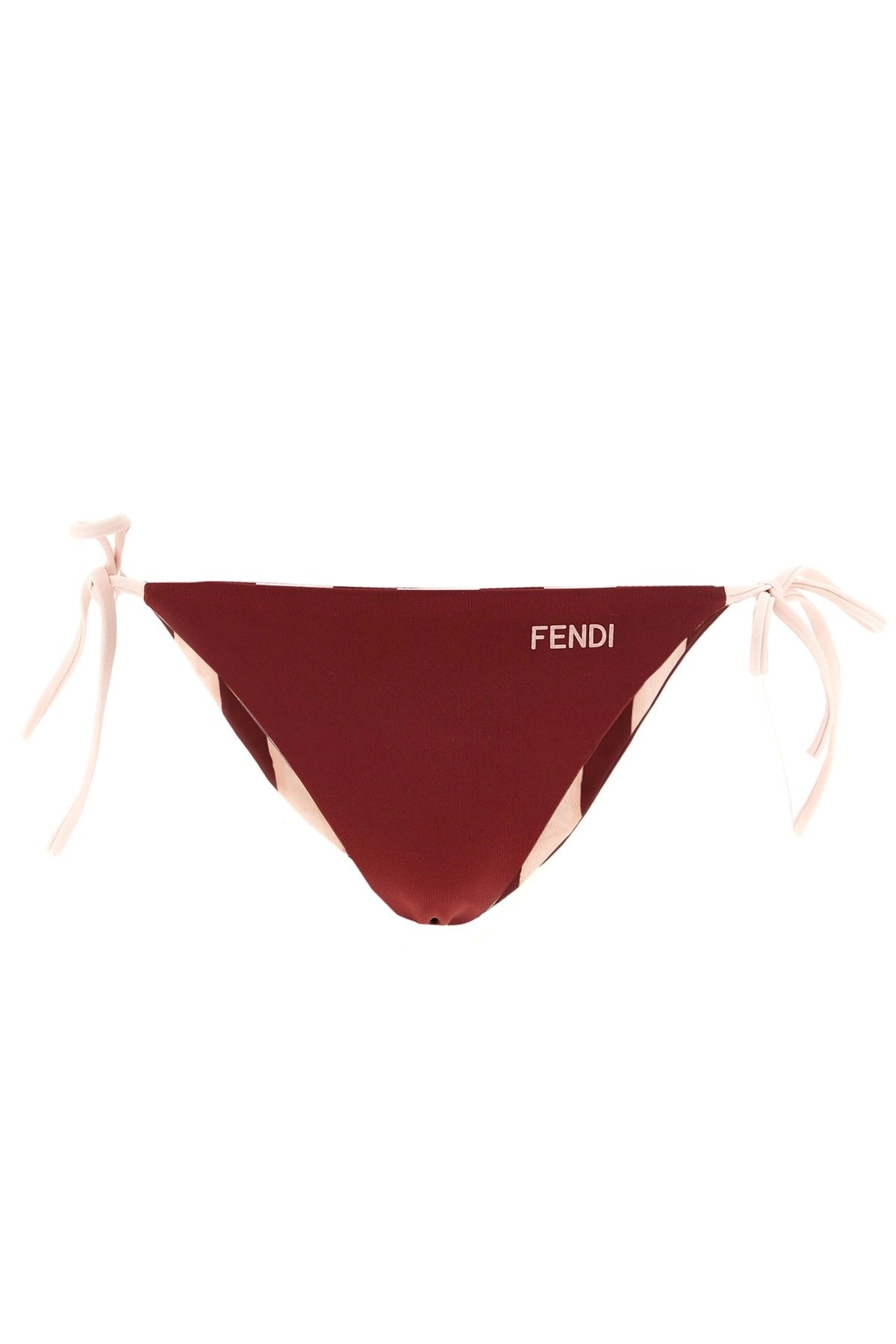 Fendi Pequin Reversible Bikini Bottoms