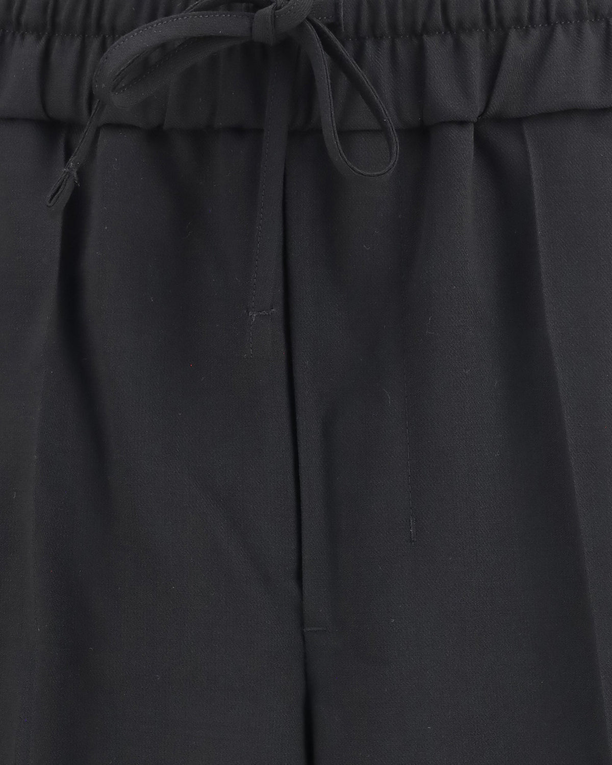 Ami Paris Wool Pants With Elasticated Waist