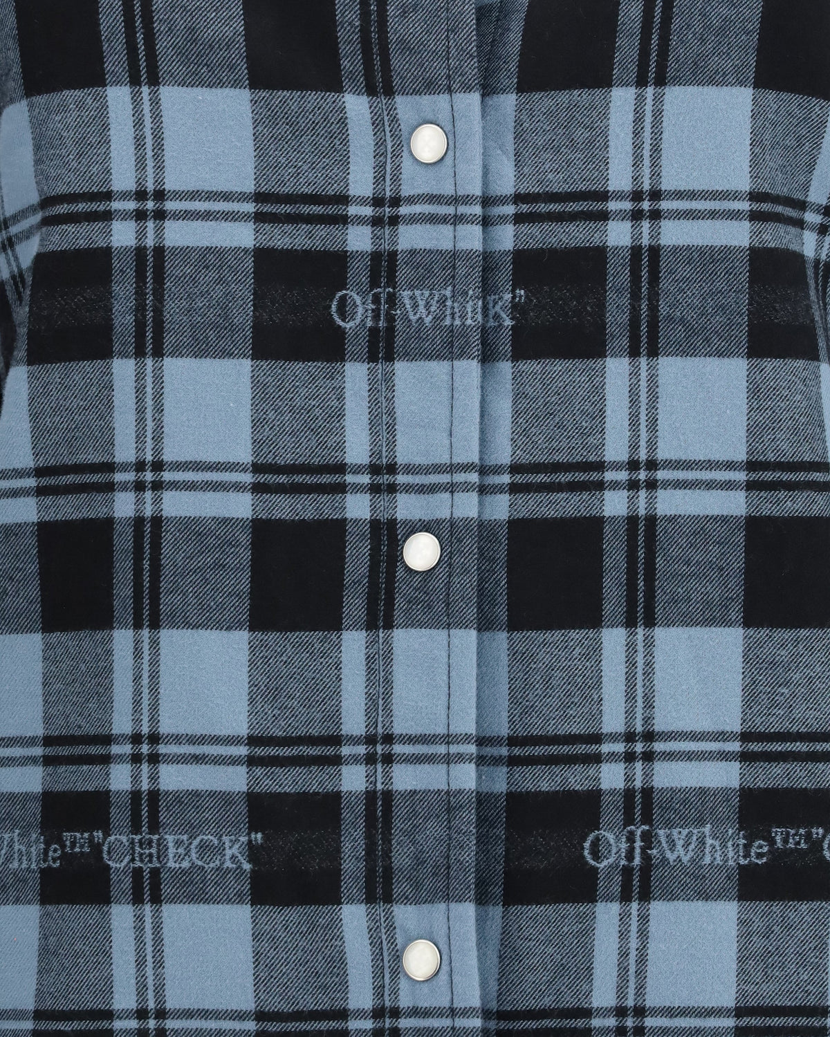 Off-White Check Flannel Padded Overshirt