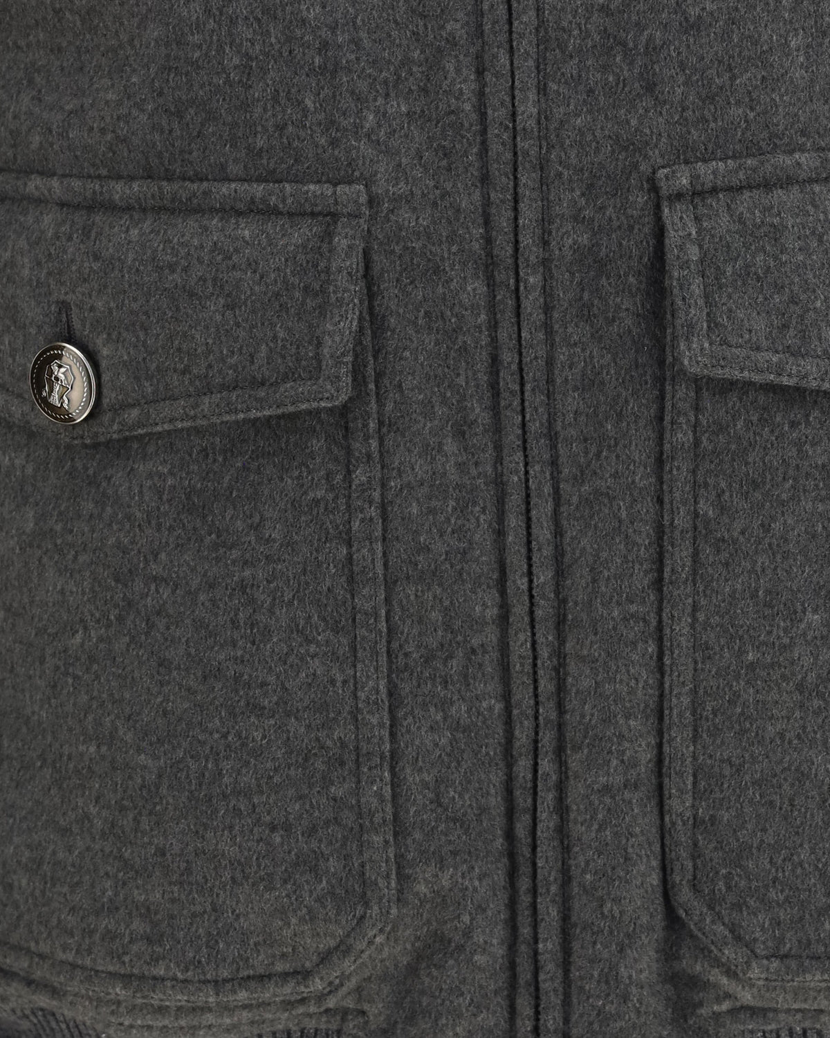 Brunello Cucinelli Membrane Finished Cashmere Bomber