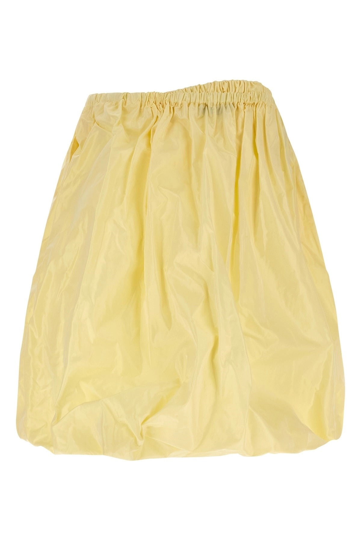 Prada Tec Taffeta Midi Skirt