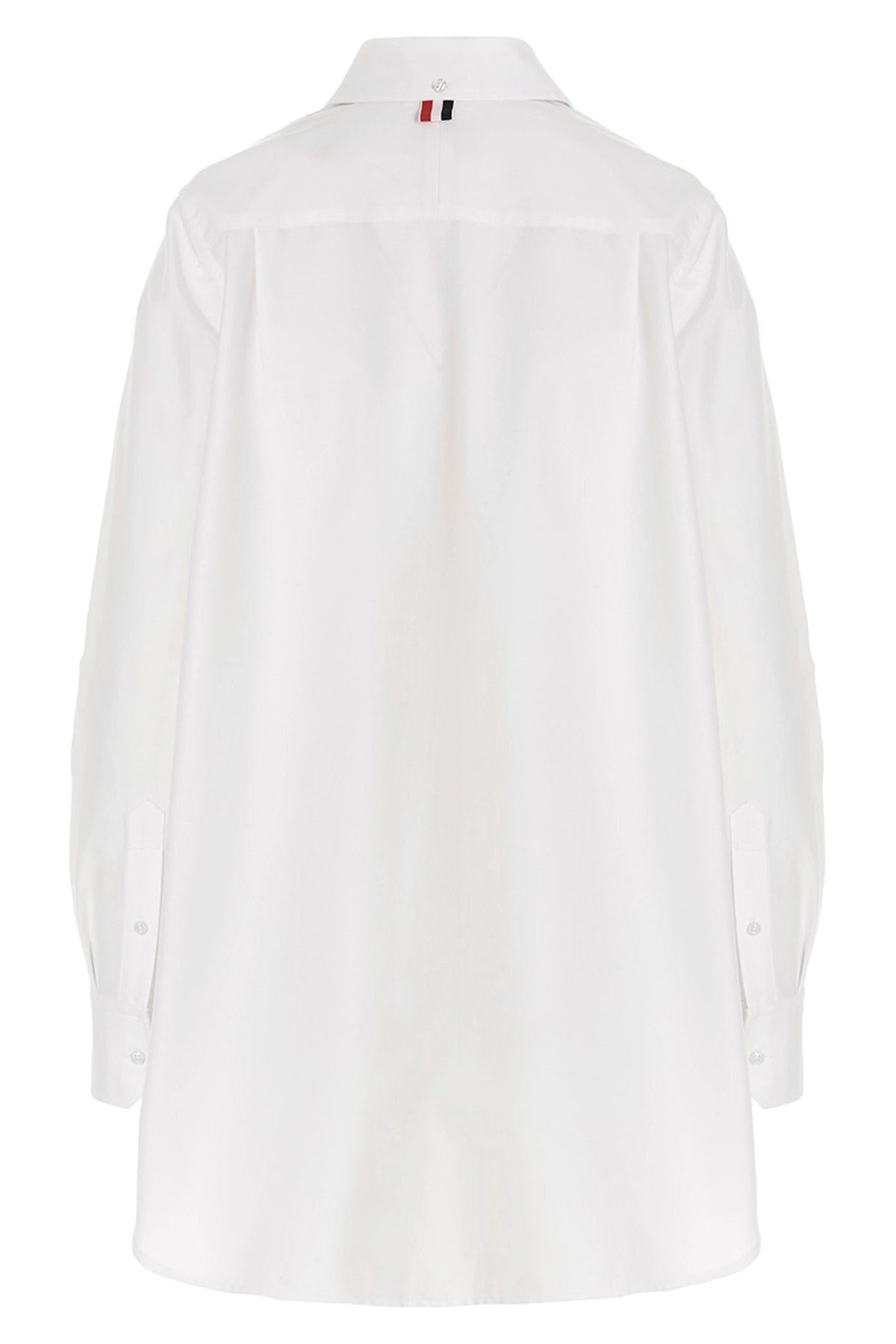 Thom Browne Bluse mit Logo Pussy Bow