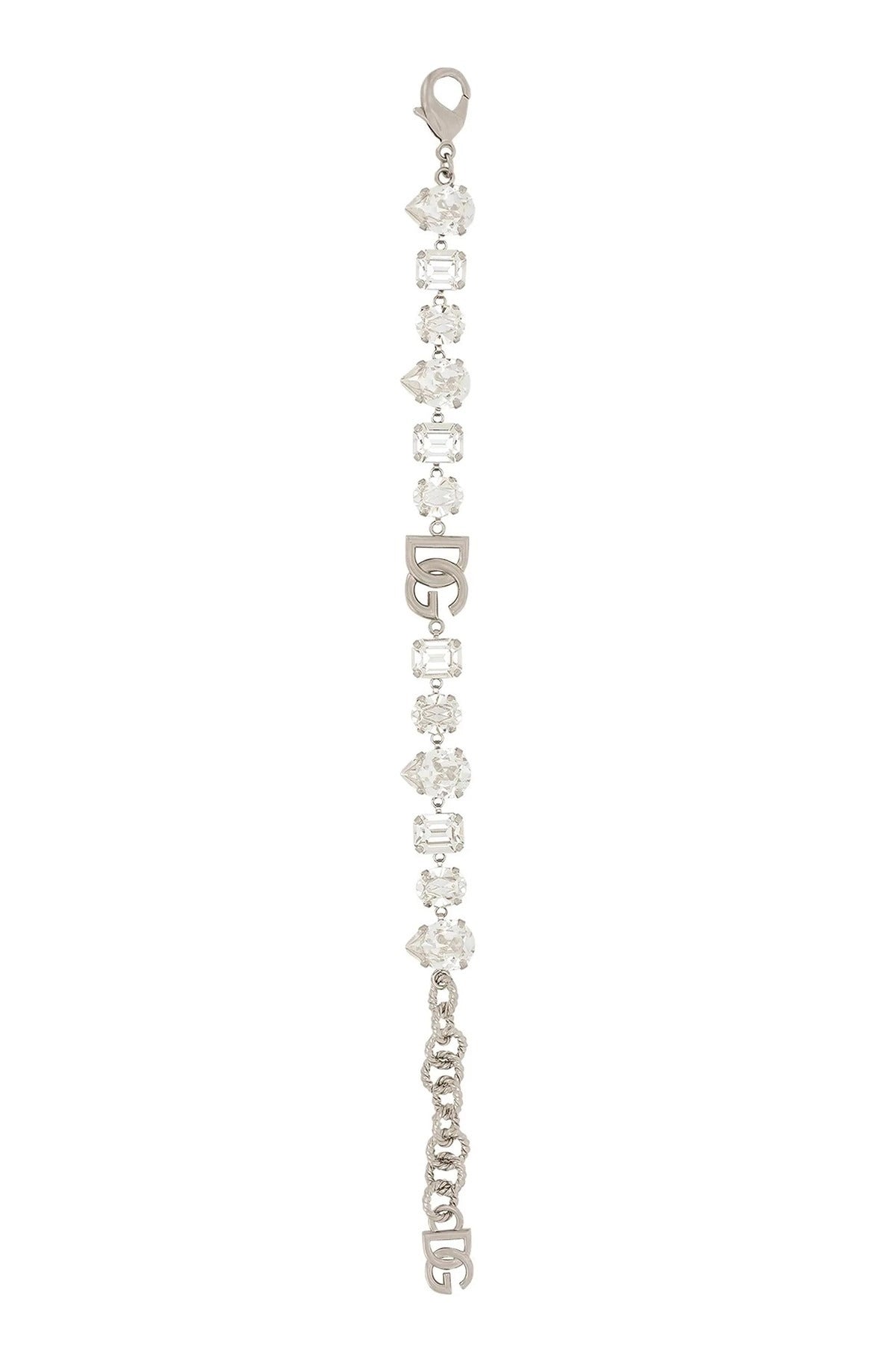 Dolce & Gabbana Rhinestone Logo Bracelet