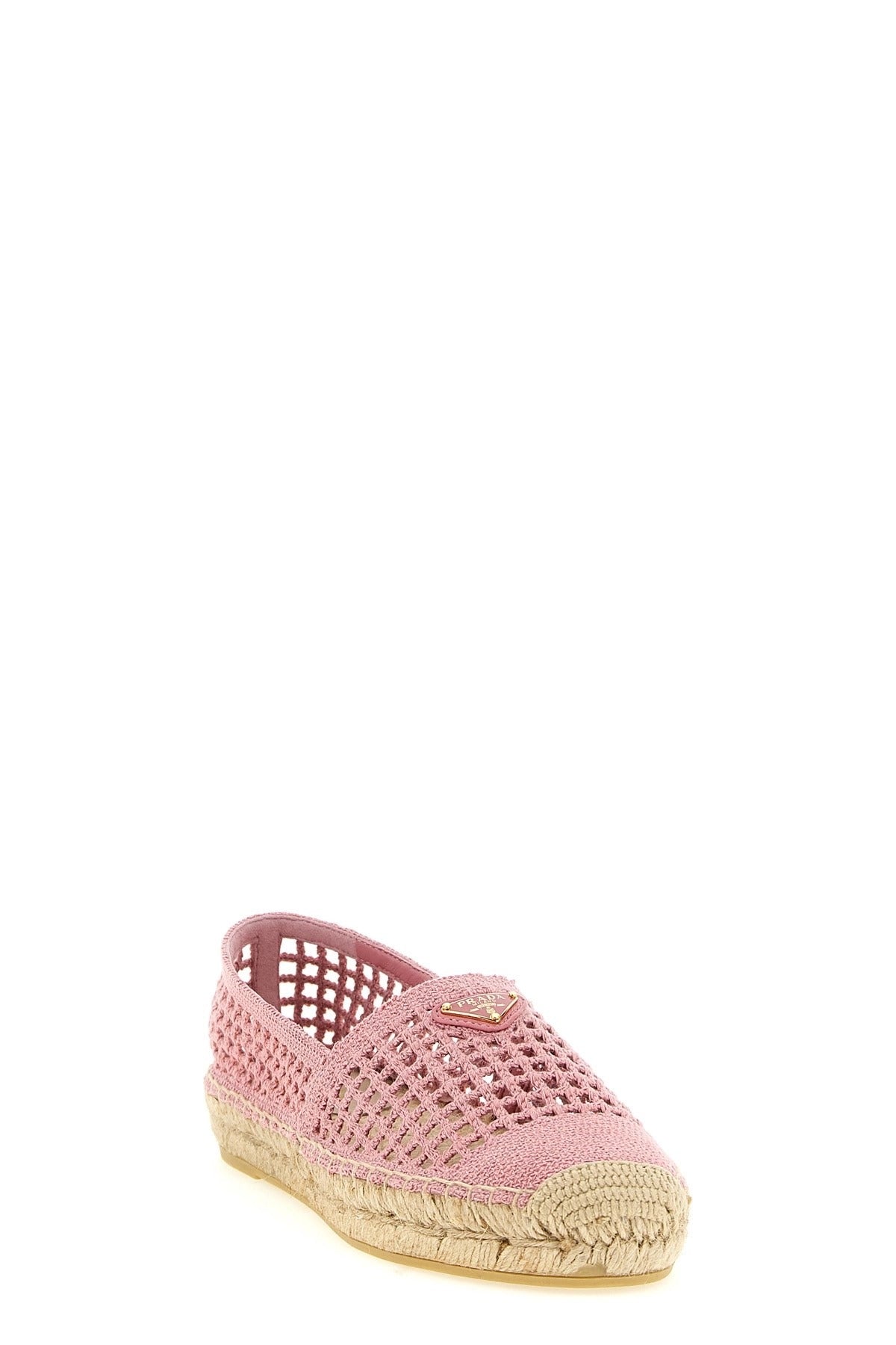 Prada Crochet Knit Espadrilles