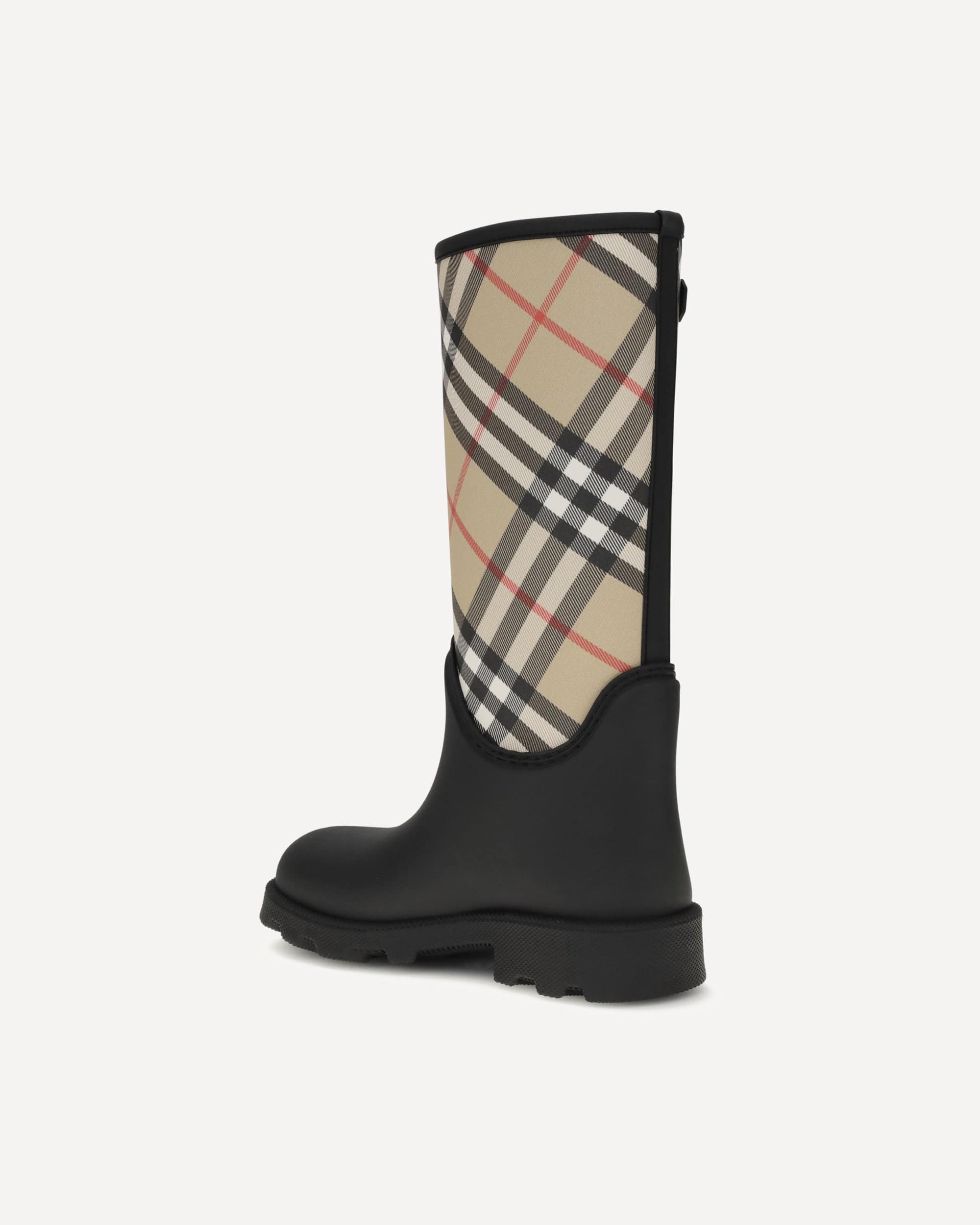Burberry أحذية مارش ستامب المطاطية العالية