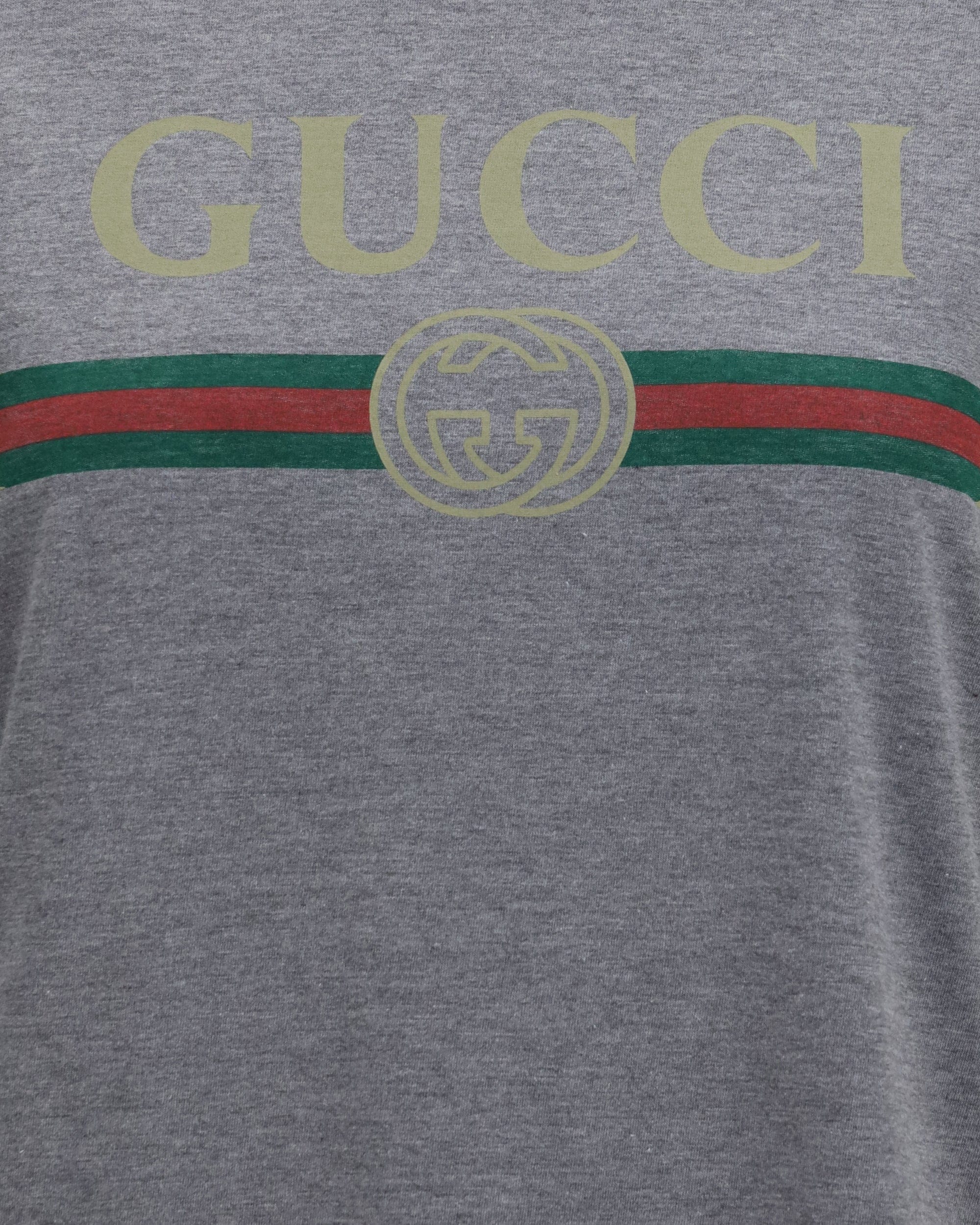 Gucci Cotton Silk Jersey Printed T-Shirt