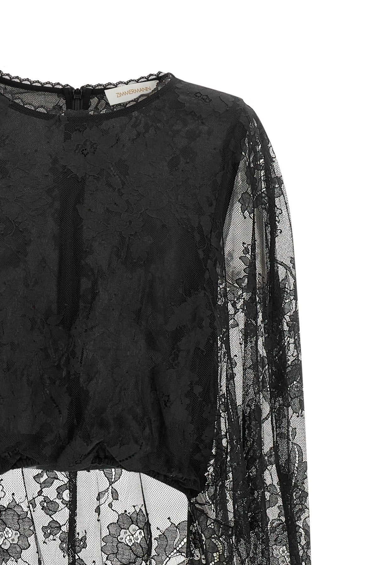 Zimmermann Valiant Lace Caped Top