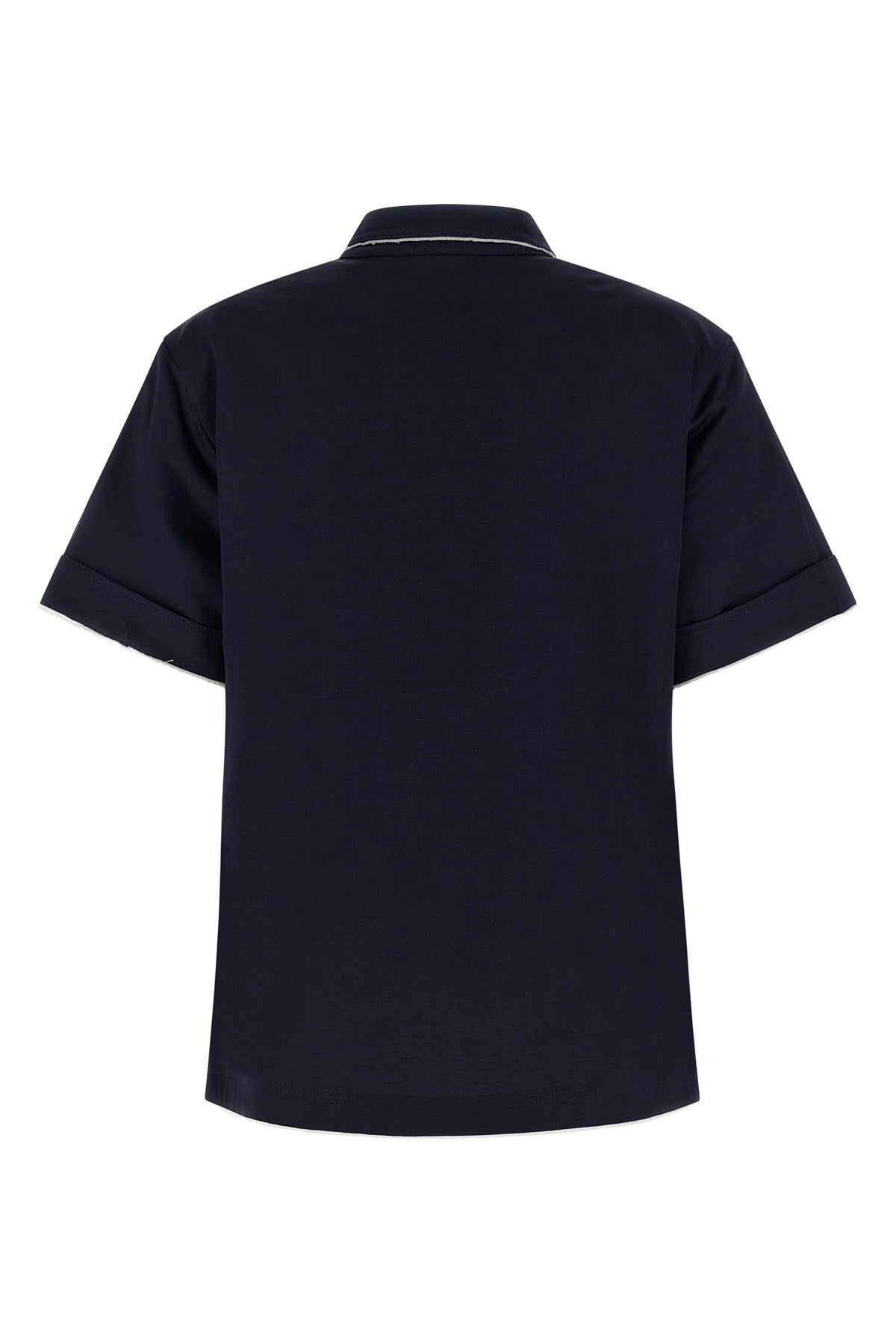 Prada Double-Layer Polo Shirt
