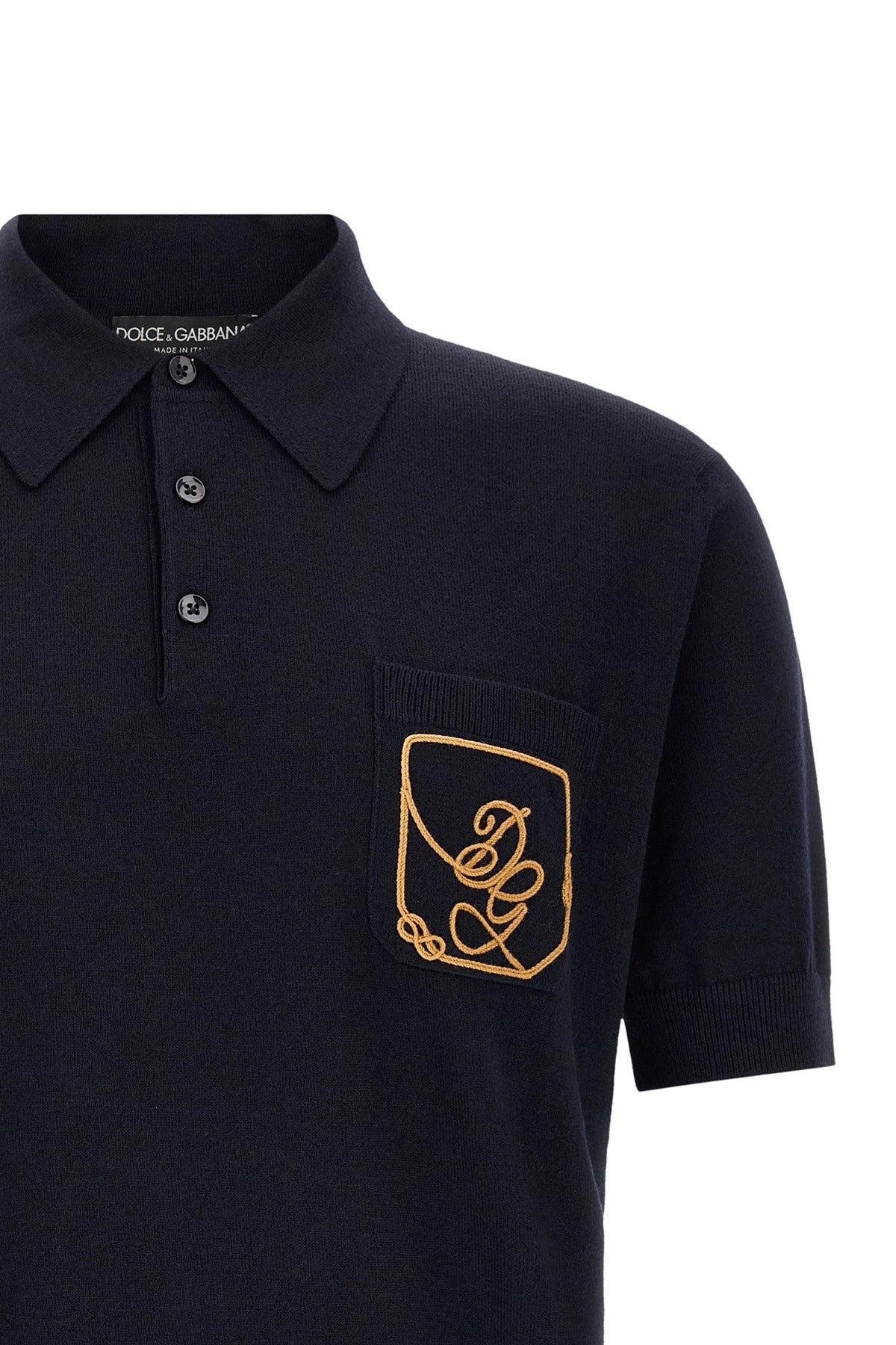 Dolce & Gabbana Logo Embroidery Polo Shirt