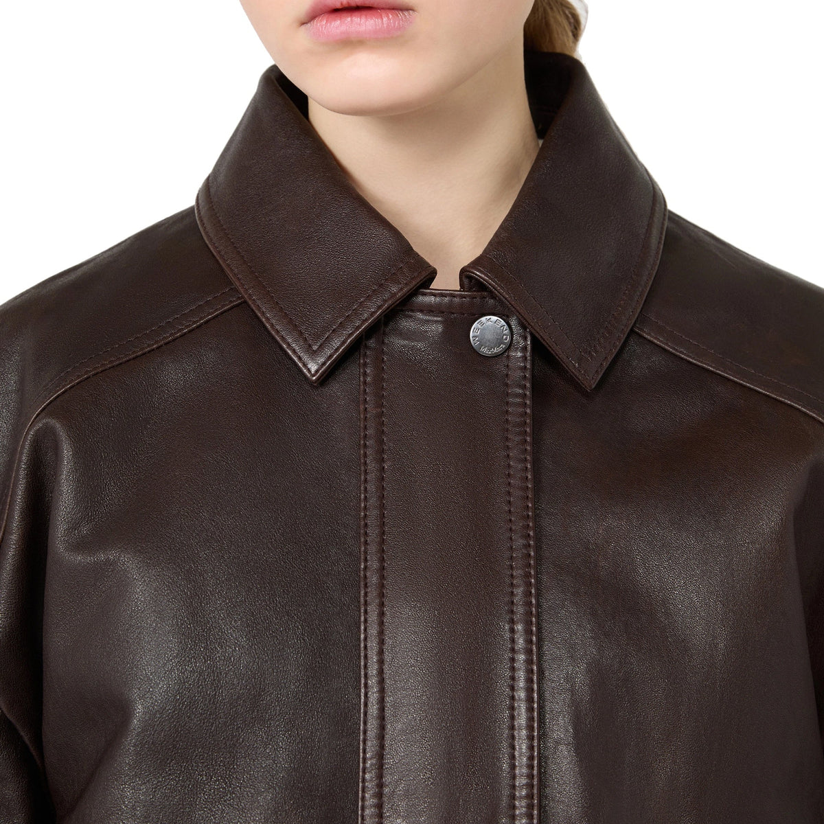 Max Mara Calata Leather Jacket