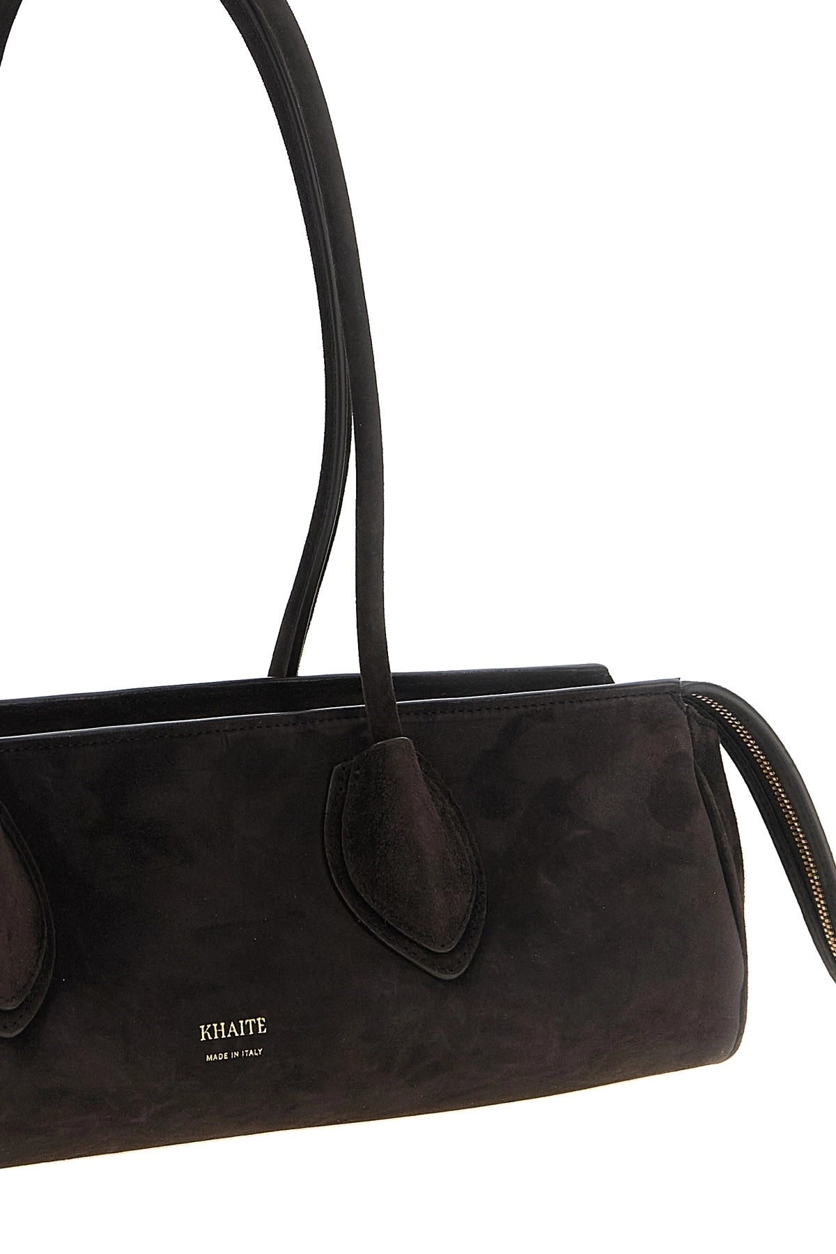 Khaite Donna Suede Shoulder Bag