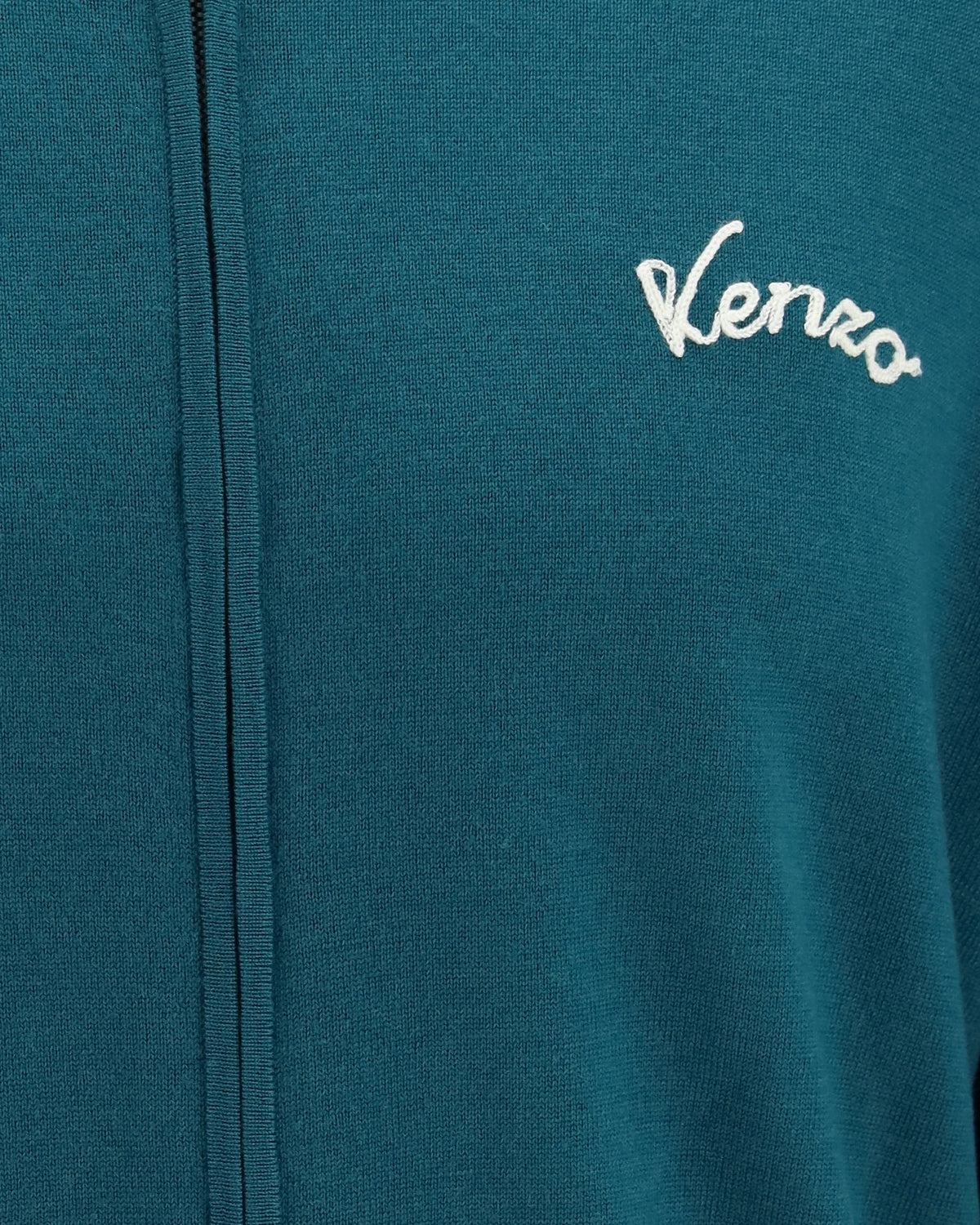 Kenzo Eiffel Tower Wool Zip Cardigan