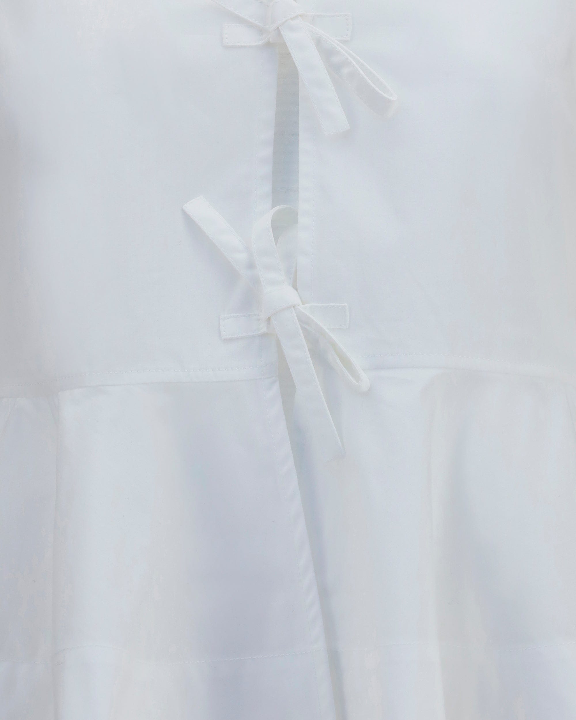 Ganni Cotton Poplin Blouse With Bows