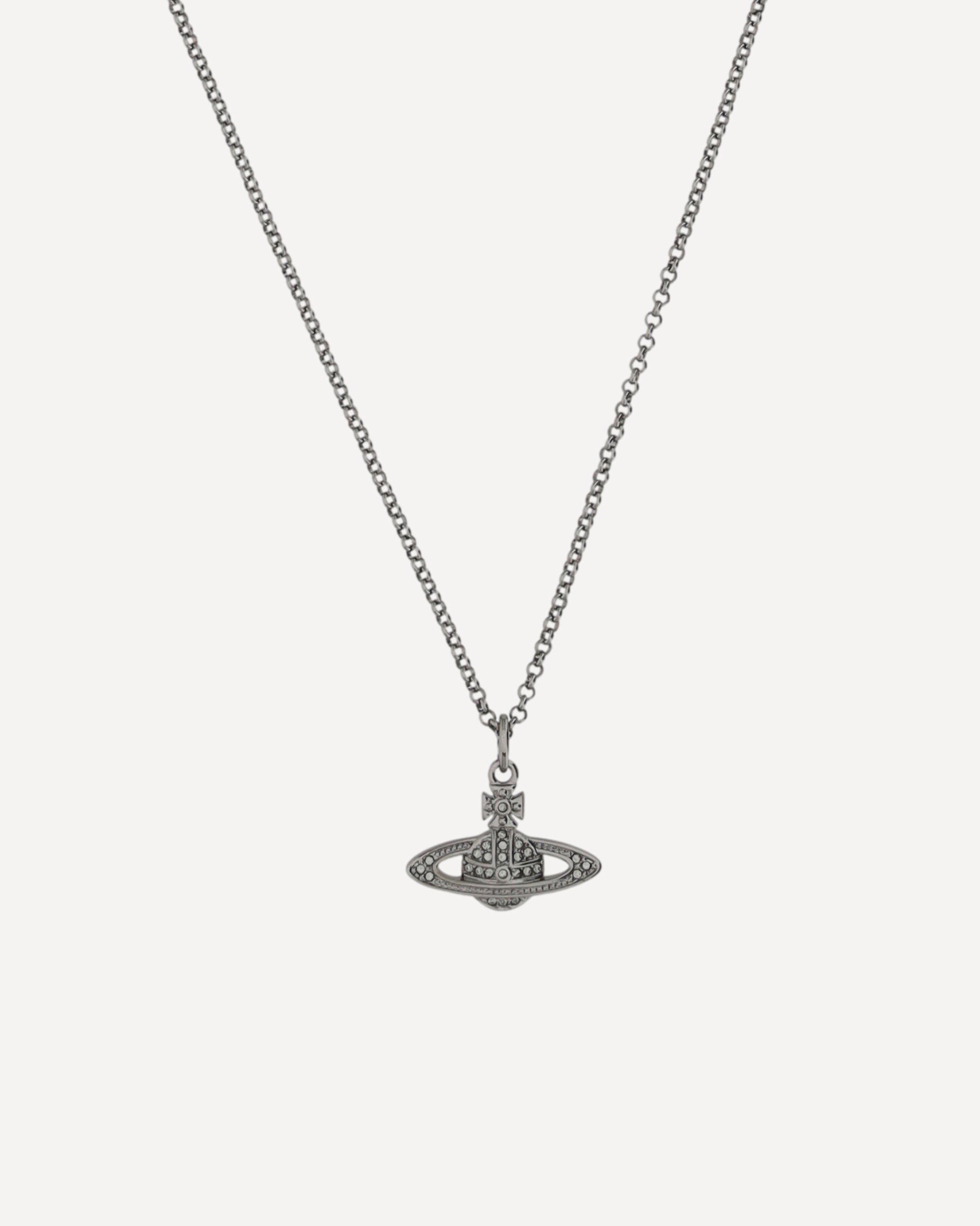 Vivienne Westwood Mini Bas Relief Orb Pendant Necklace