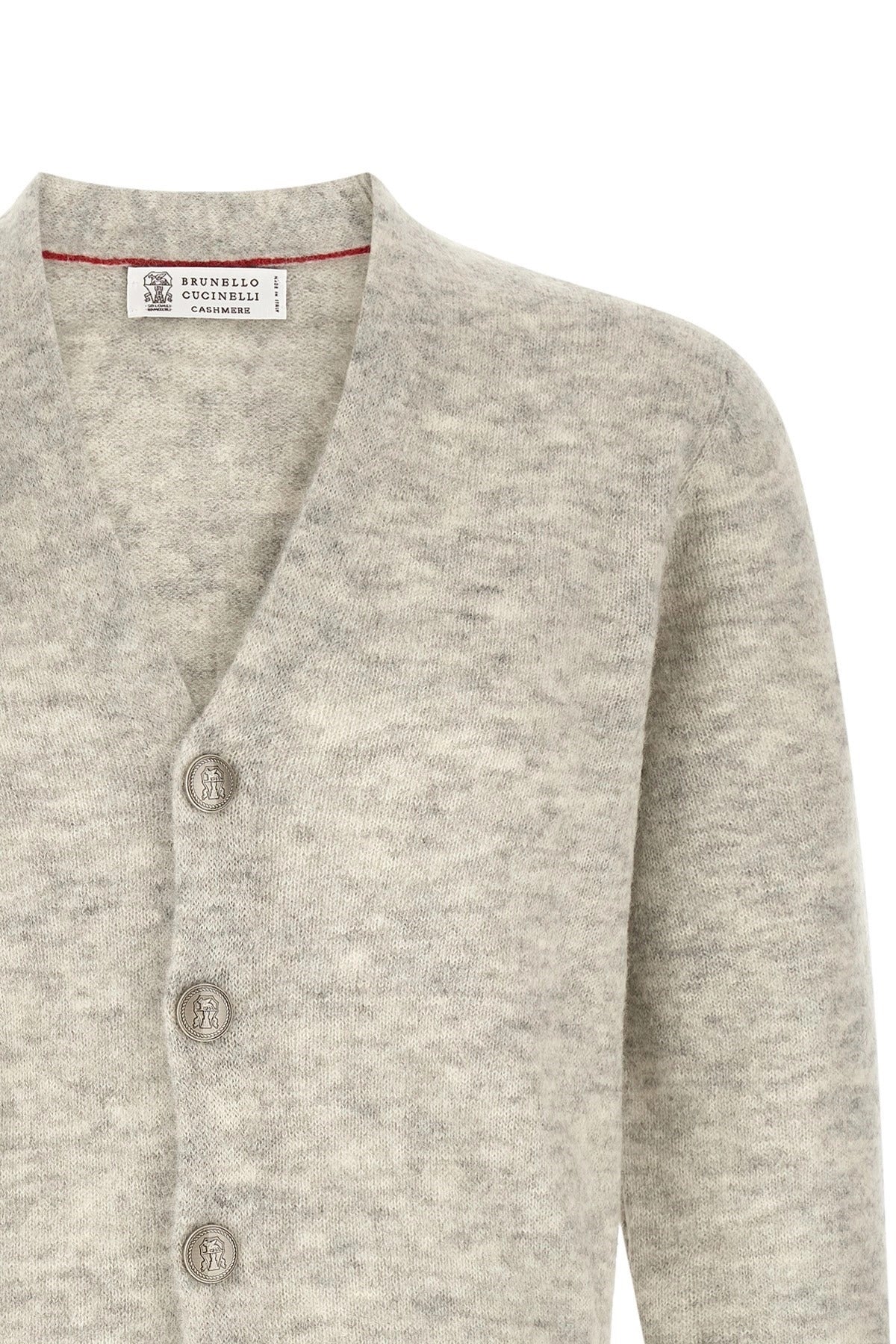Brunello Cucinelli Metal Button Cardigan