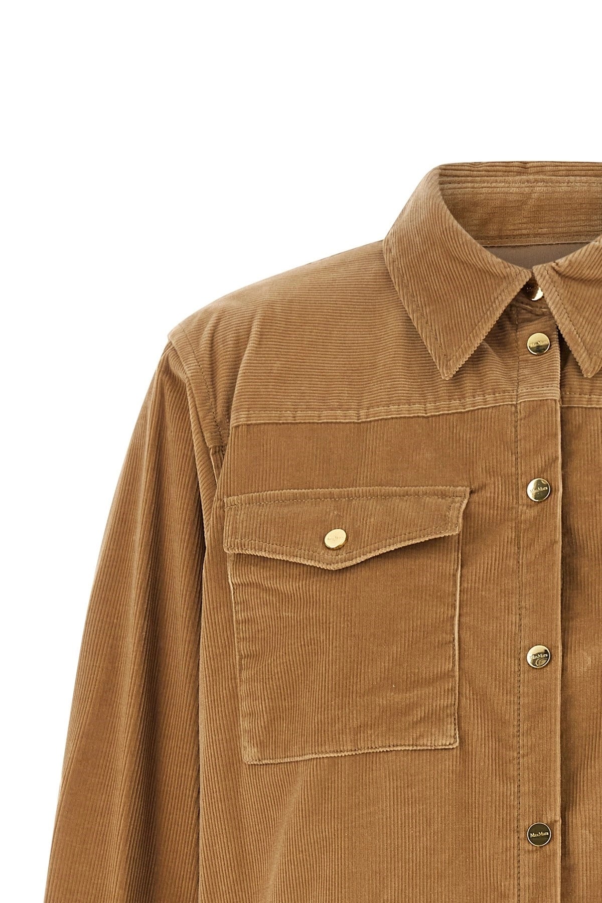 Max Mara Mstrivolo Cropped Overshirt