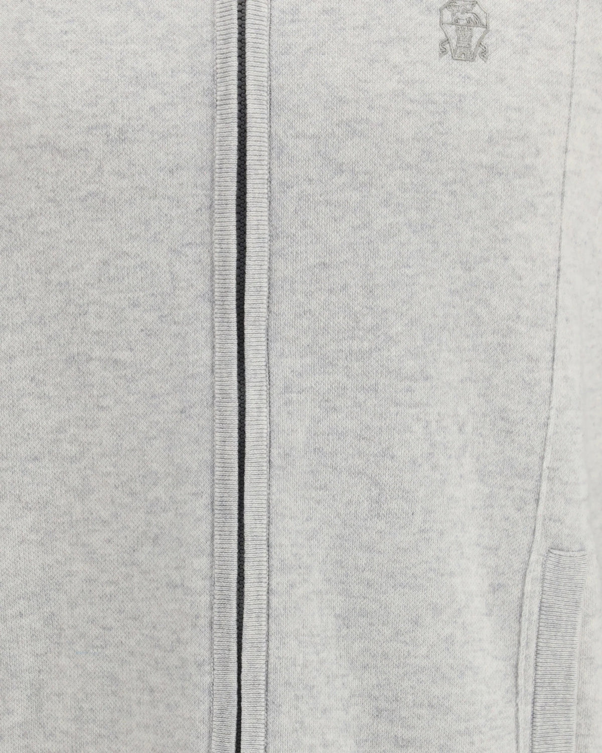 Brunello Cucinelli Double Cashmere Cardigan With Zip