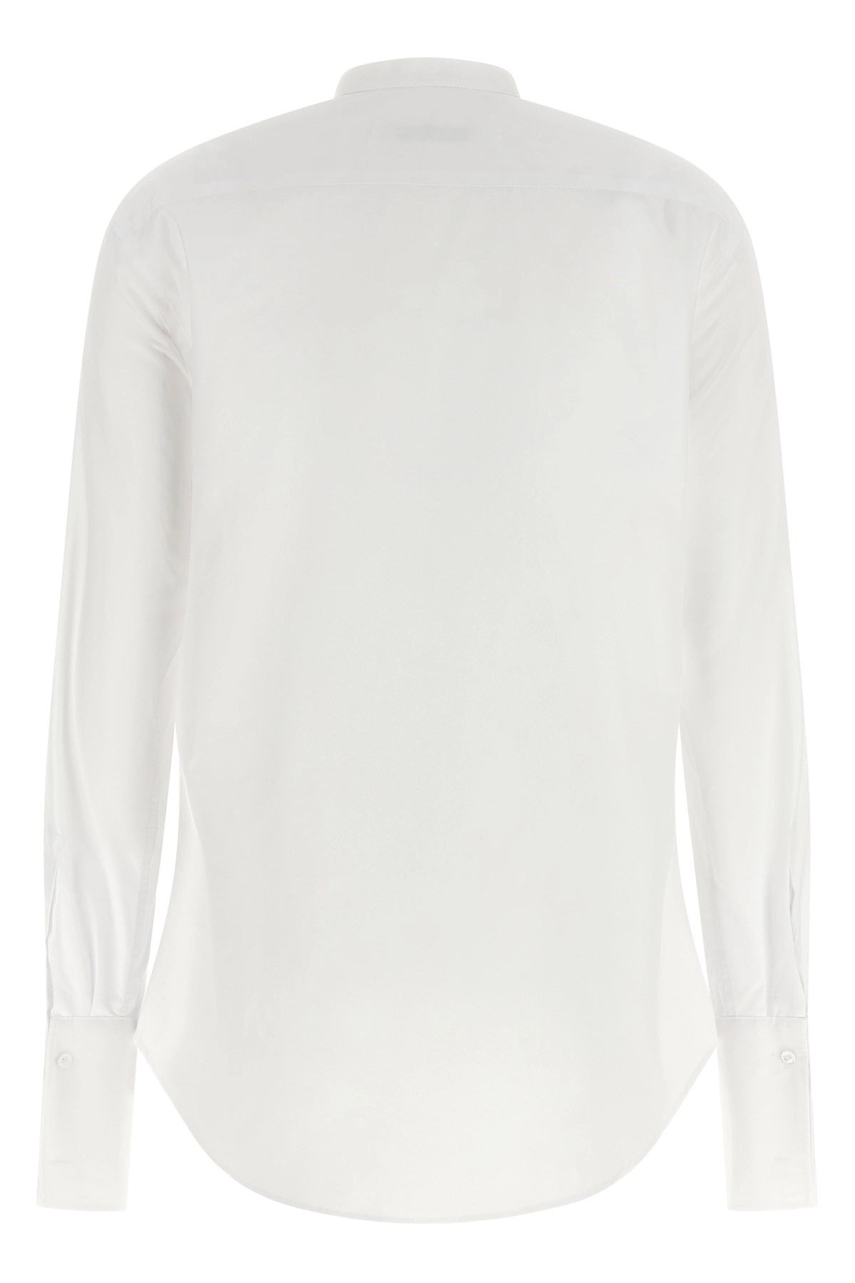 Fendi Poplin Shirt With Plastron Piqué