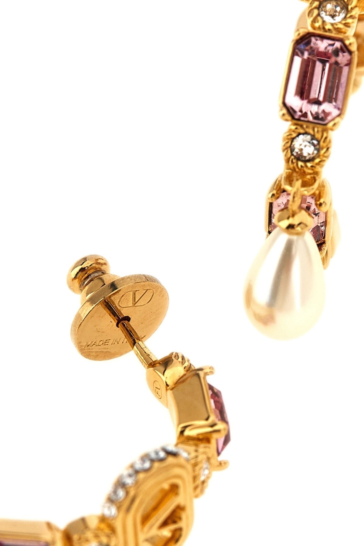 Valentino Garavani Ovalette Rhinestone Earrings