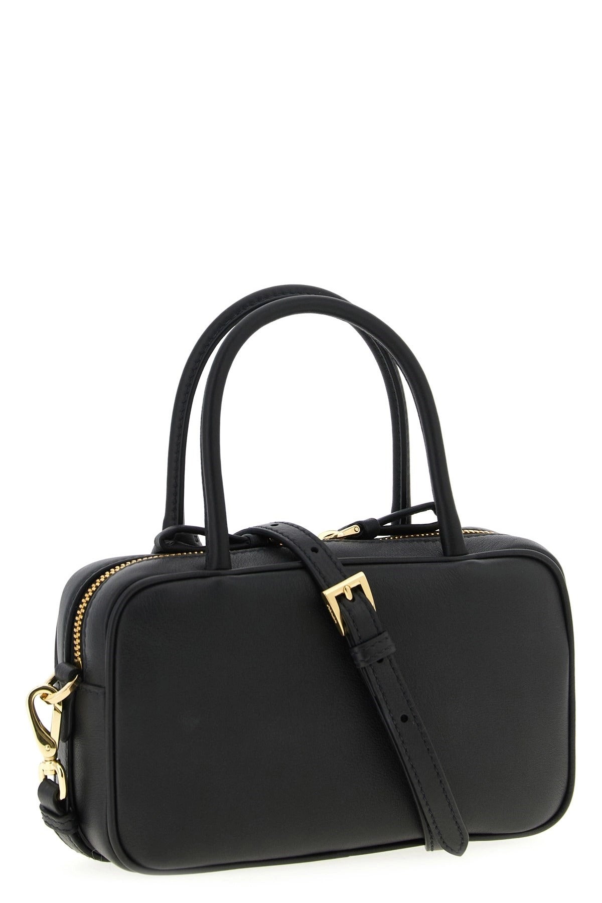 Prada Bauletto Leather Handbag