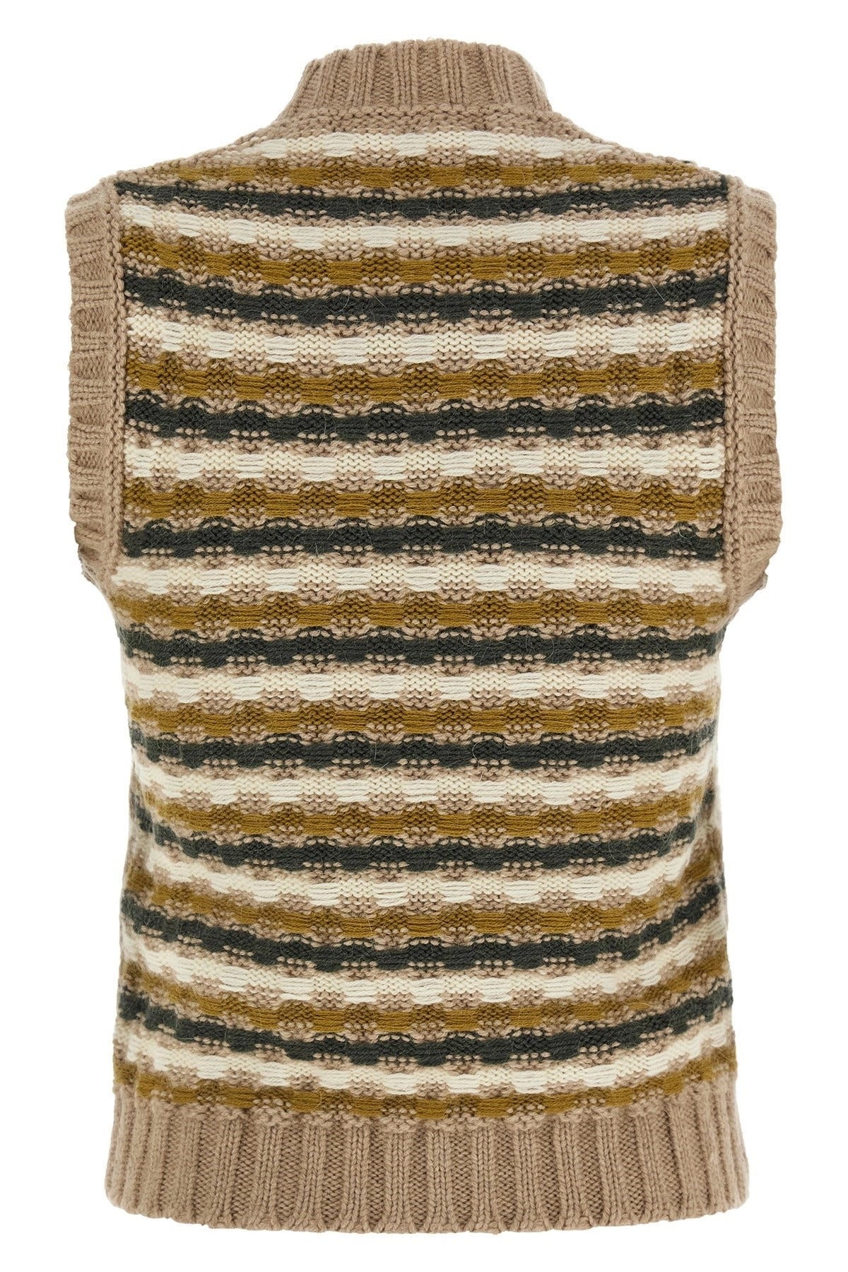 Marni Shetland Jacquard Knit Vest