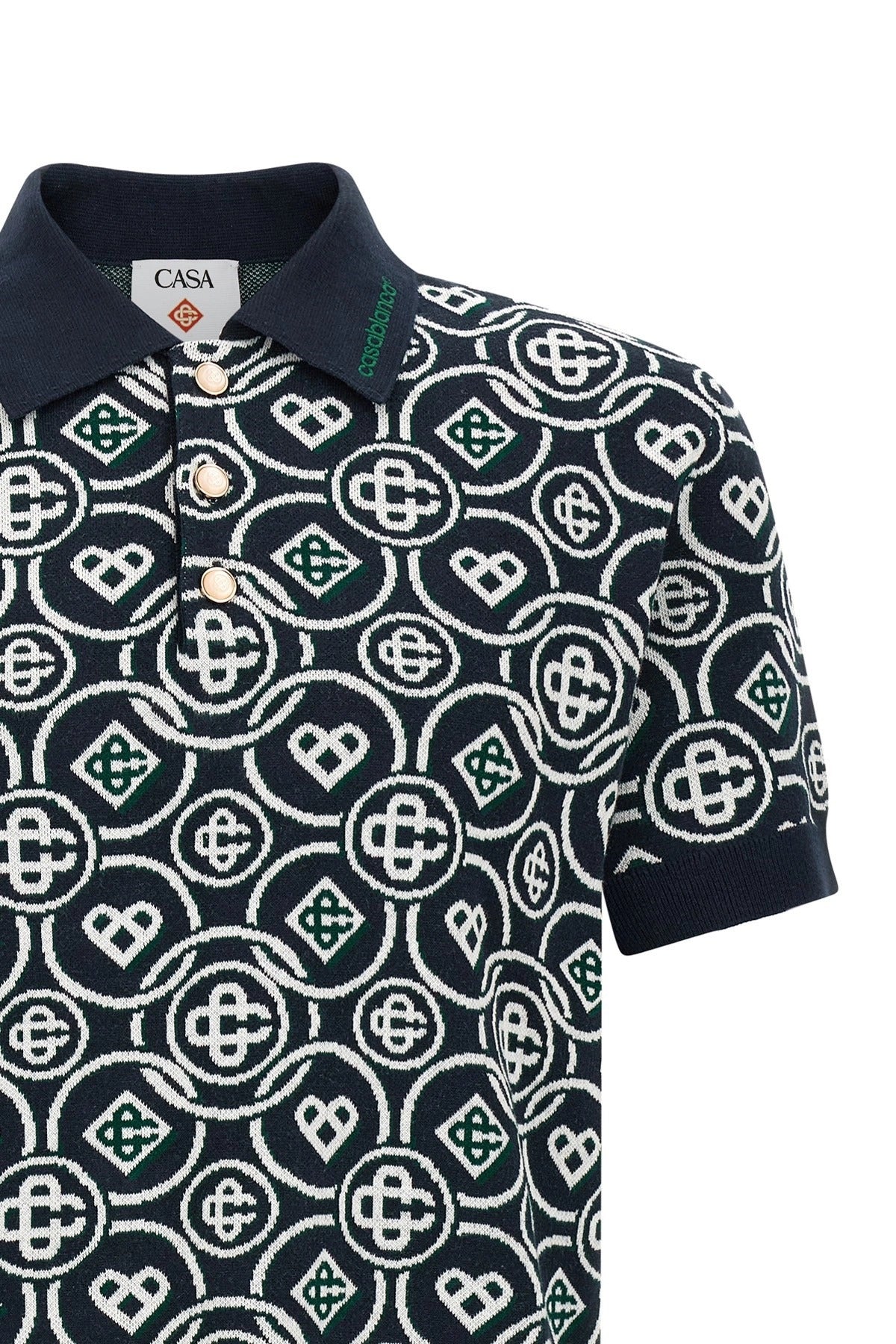 Casablanca Monogram Polo Shirt