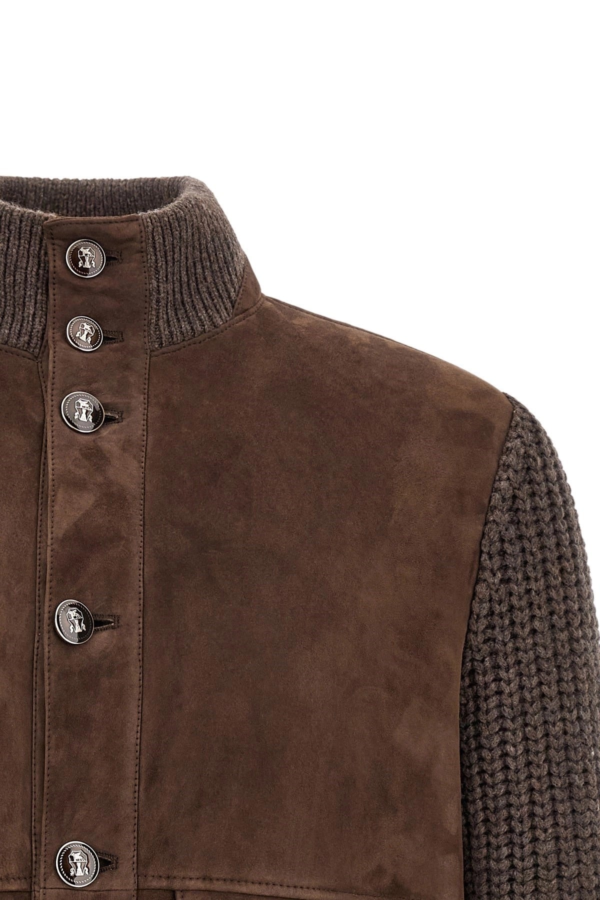 Brunello Cucinelli Suede Insert Jacket
