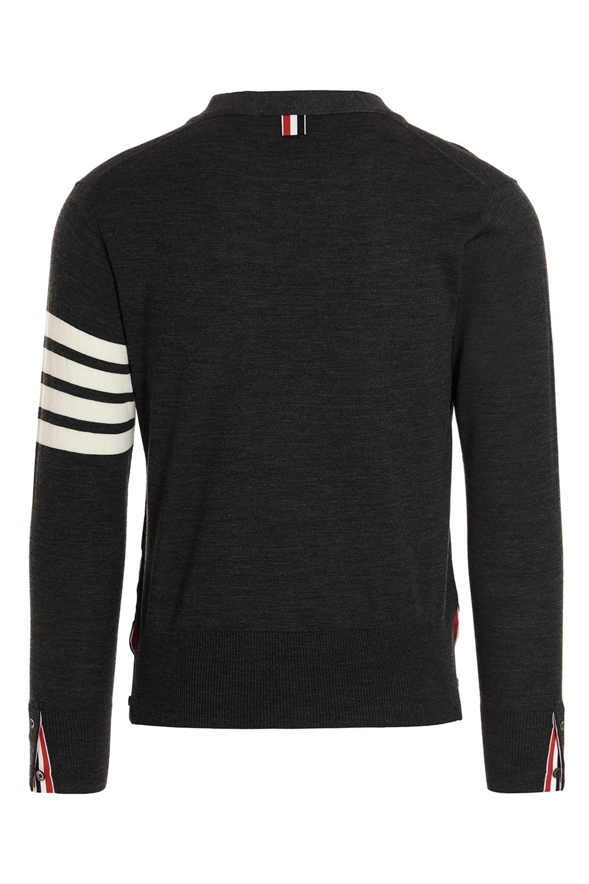 Thom Browne Merino Wool 4-Bar Cardigan