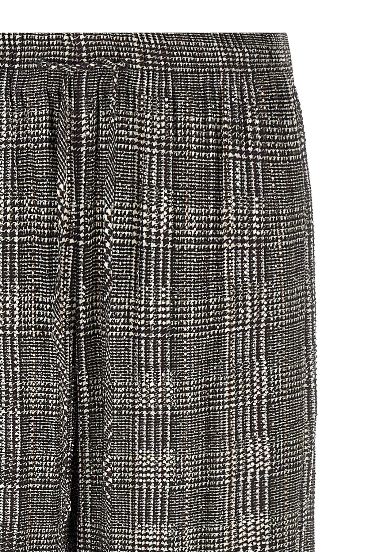 Ermanno Scervino All-Over Crystal Wide-Leg Pants