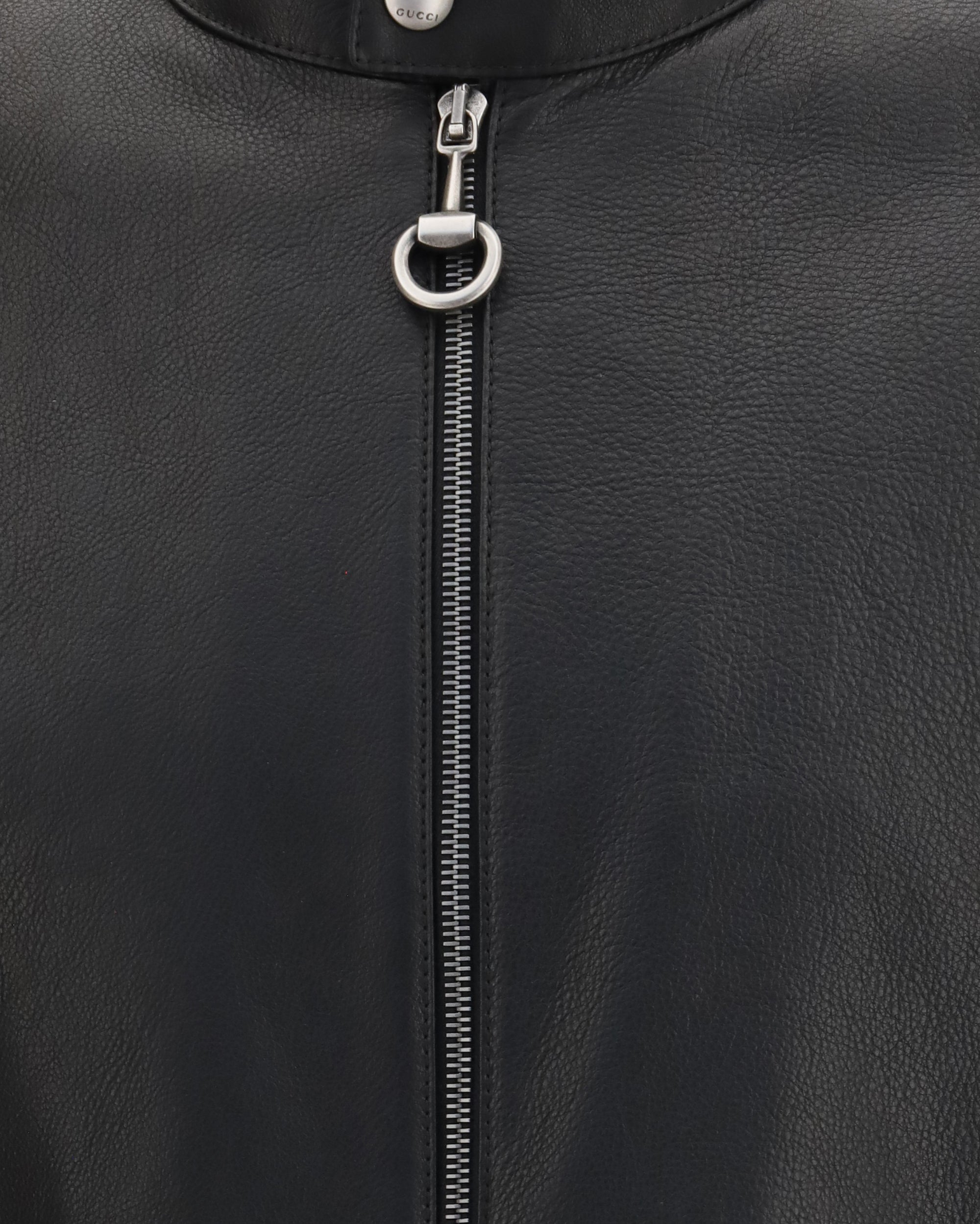 Gucci Horsebit Leather Biker Jacket