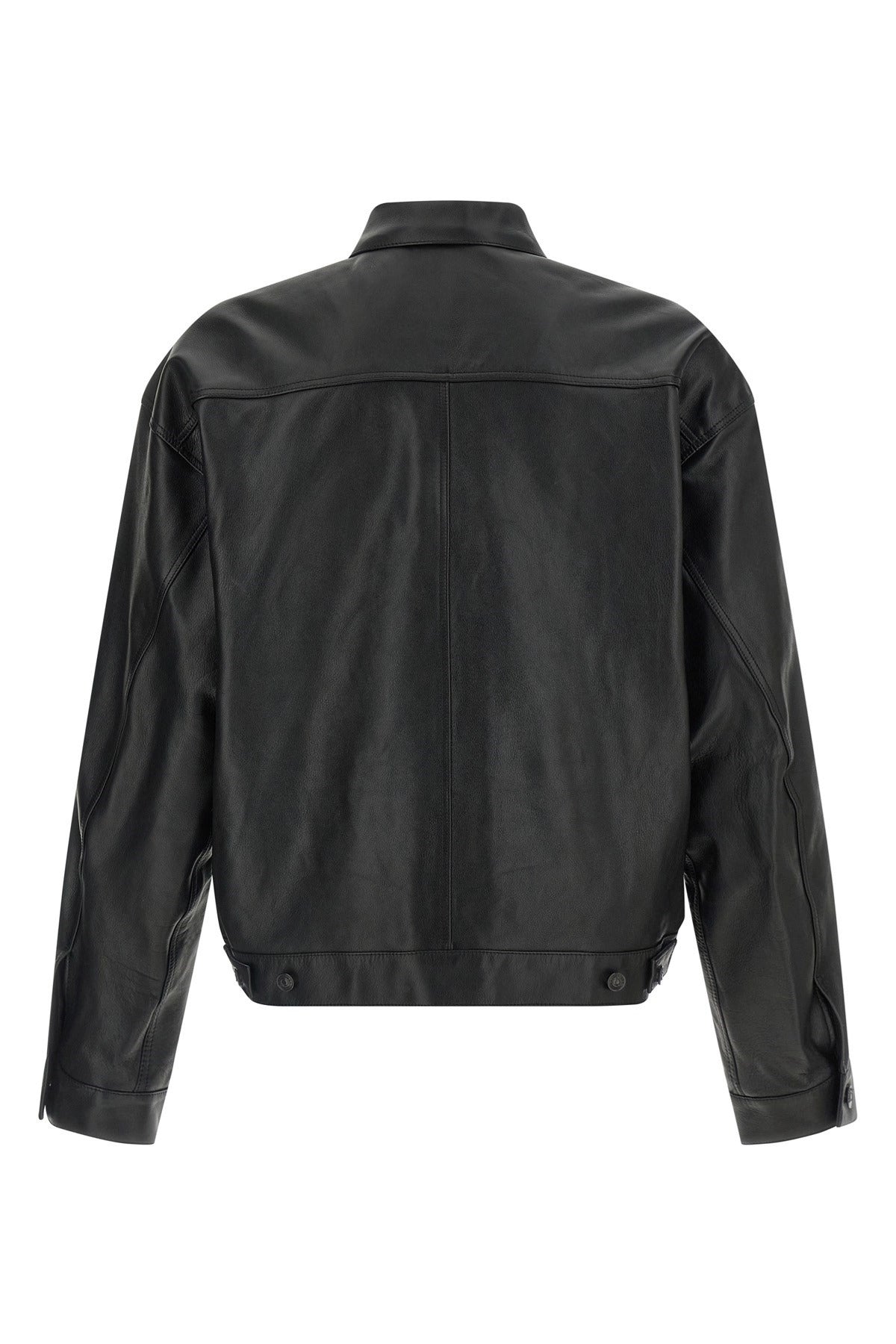 Balenciaga Buffalo Leather Shirt Jacket