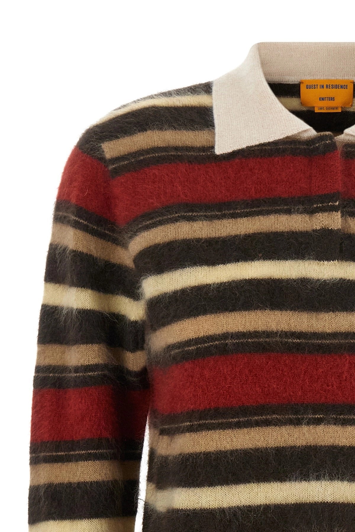 Guest in Residence Grizzly Cropped Rugby Polo Shirt