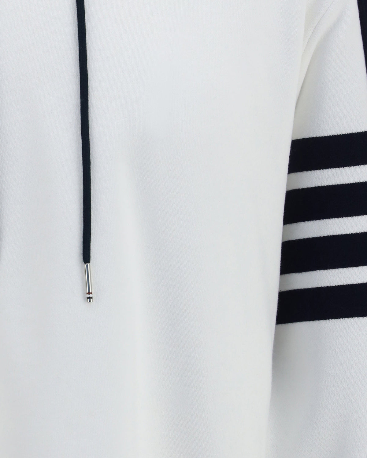 Thom Browne Loopback Colorblock Hooded Sweatshirt