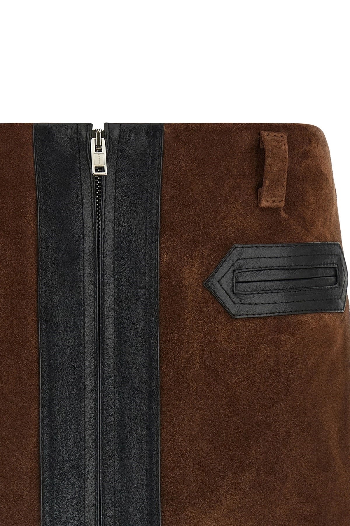 Marni Suede Leather Mini Skirt