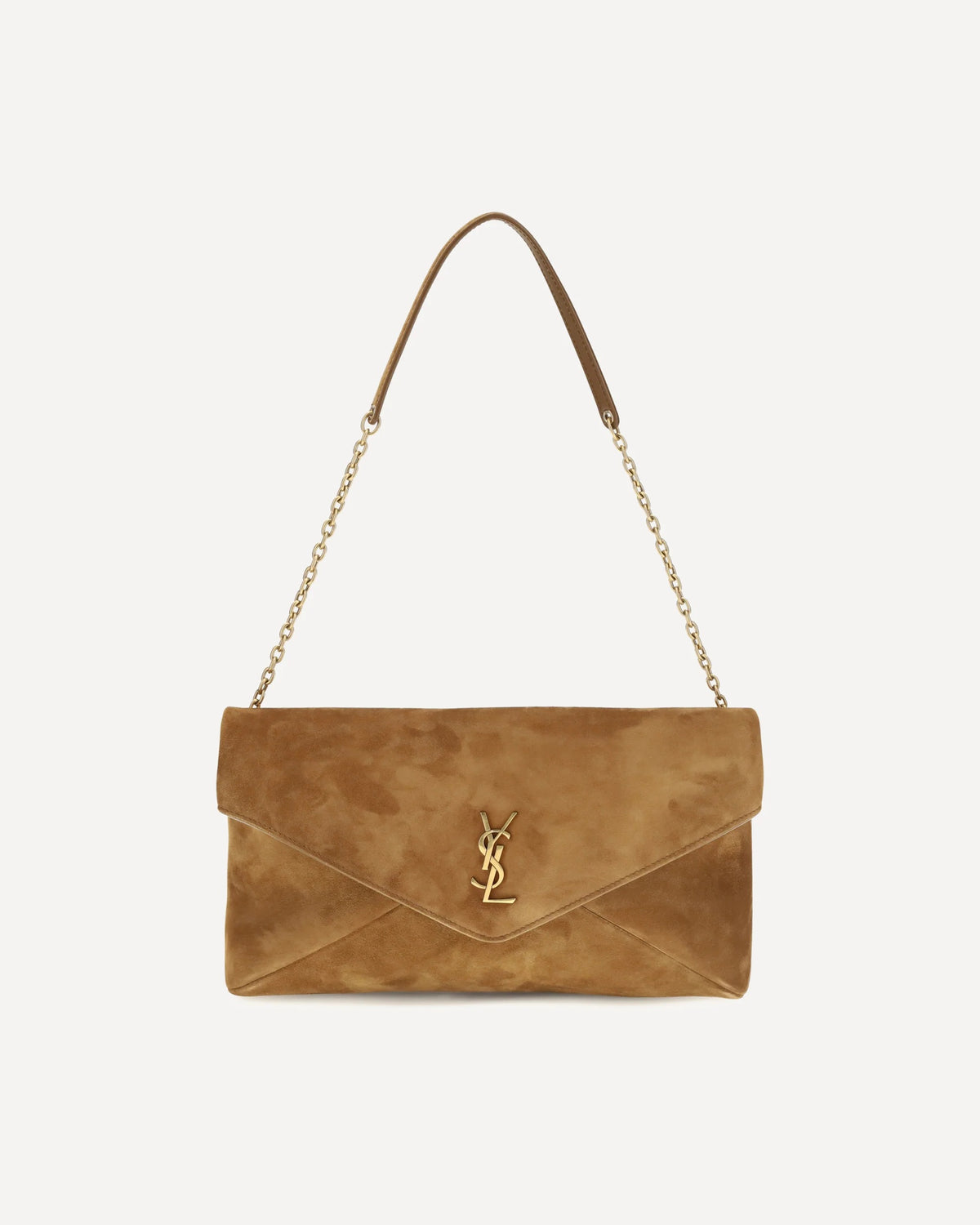 Saint Laurent Cassandre Suede Shoulder Bag
