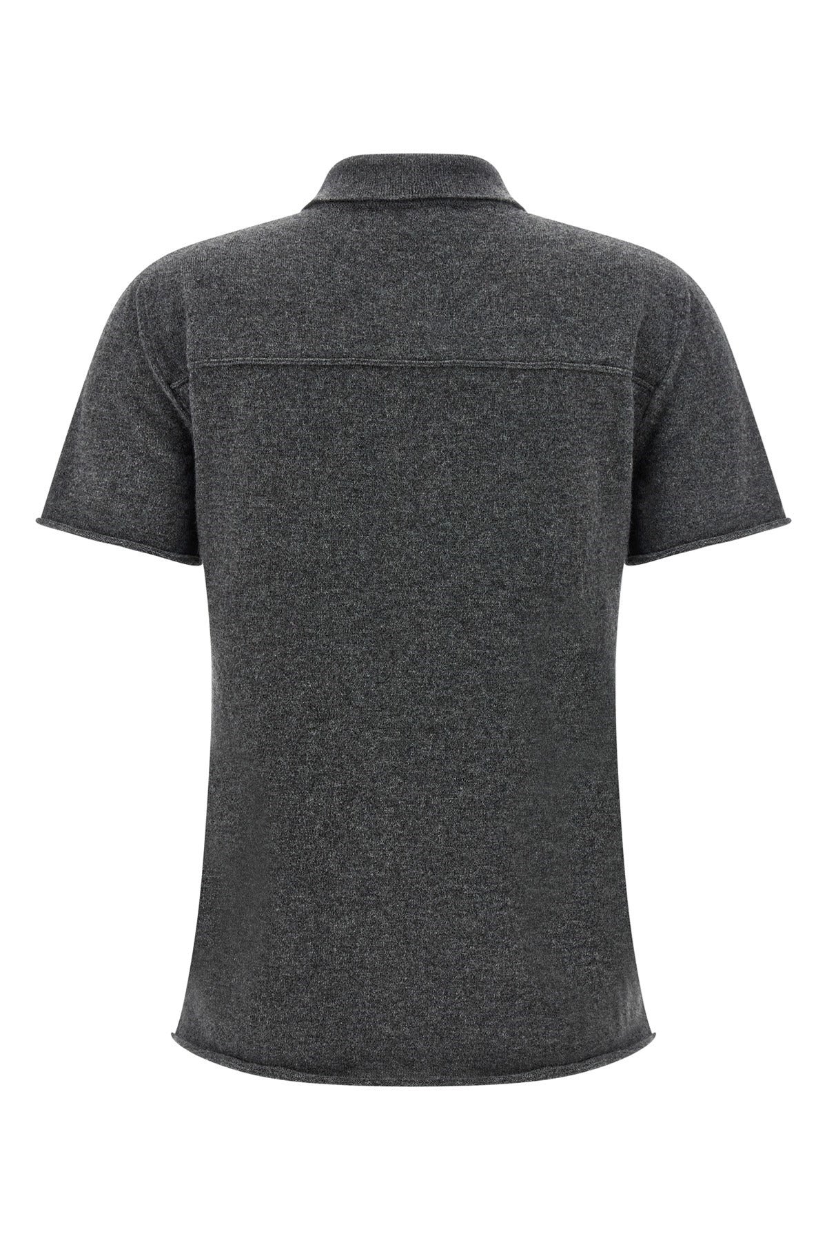 Miu Miu Mélange Cashmere Polo Shirt