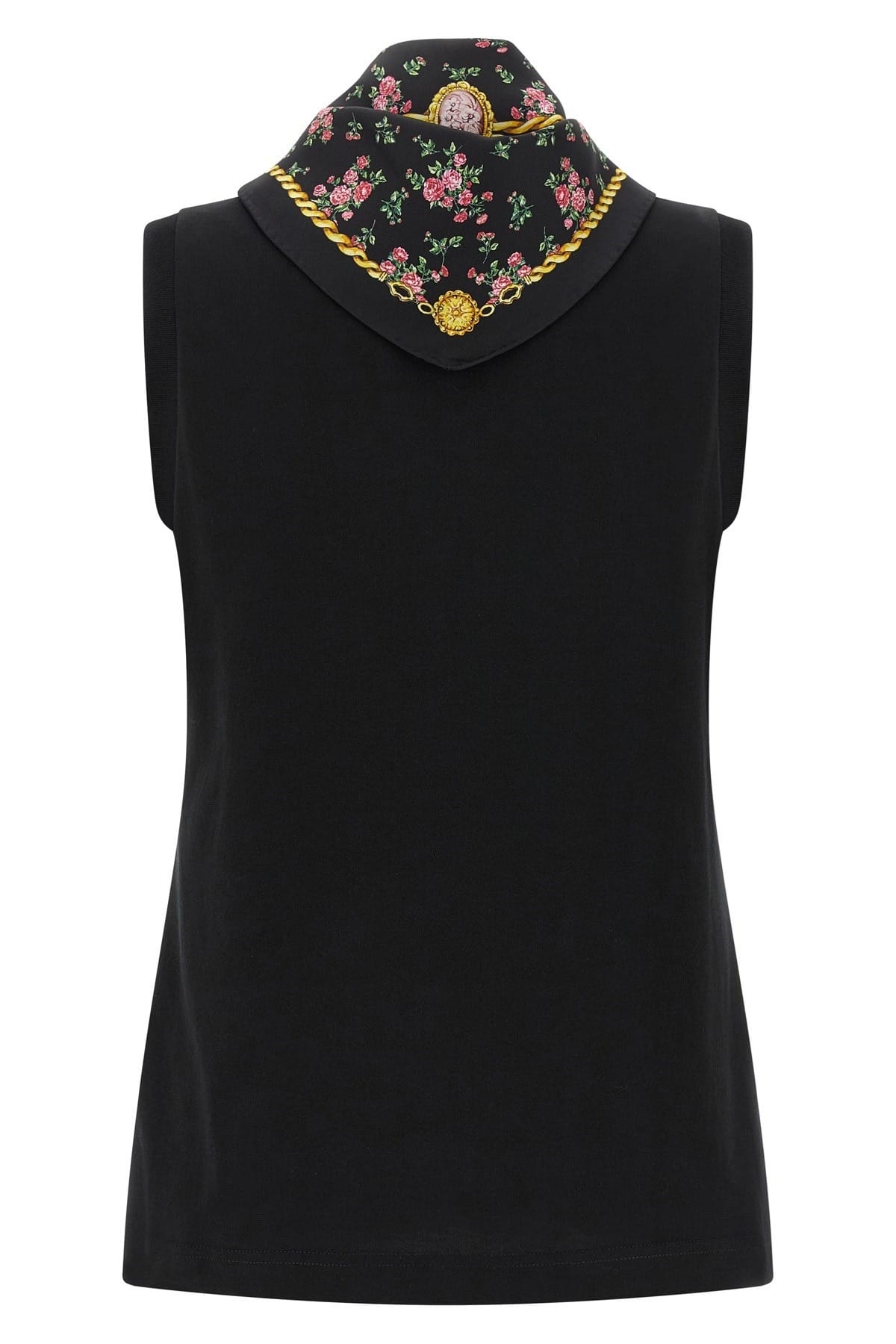 Dolce & Gabbana Футболка со съемным шарфом