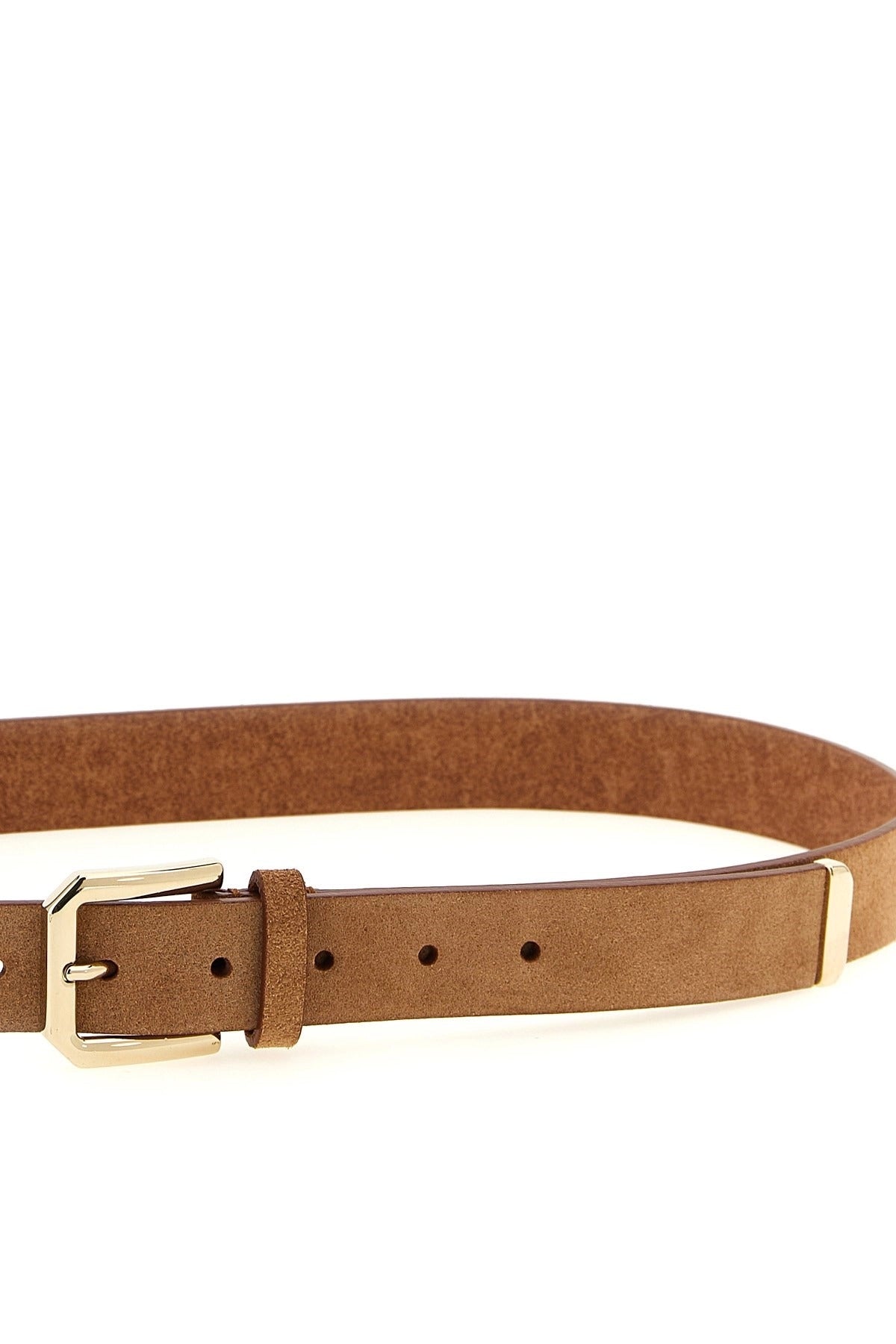 Brunello Cucinelli Inverted Calf Leather Belt