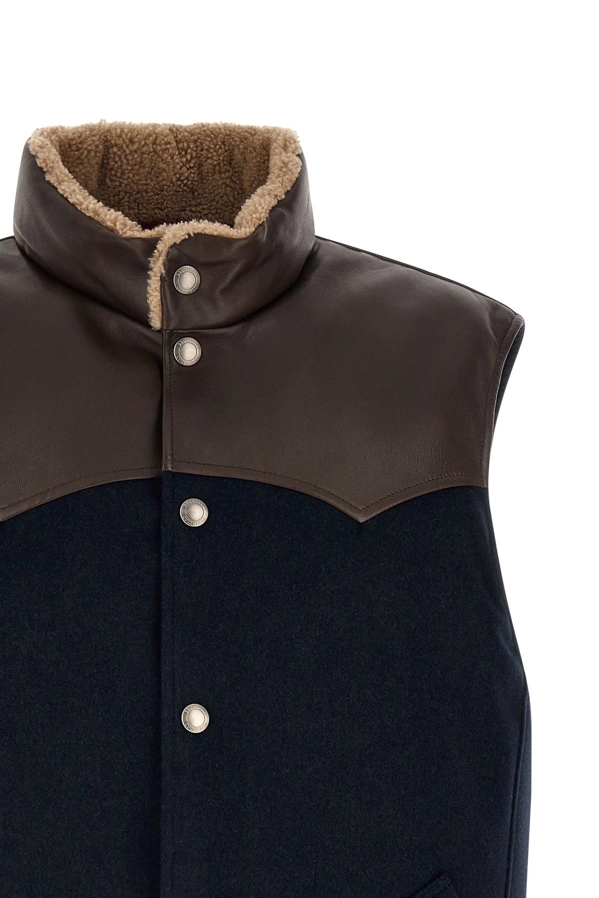 Brunello Cucinelli Paneled Feather Padded Vest