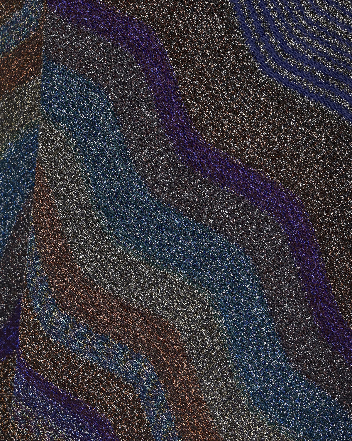 Missoni Sequined Chevron Lamé Skirt